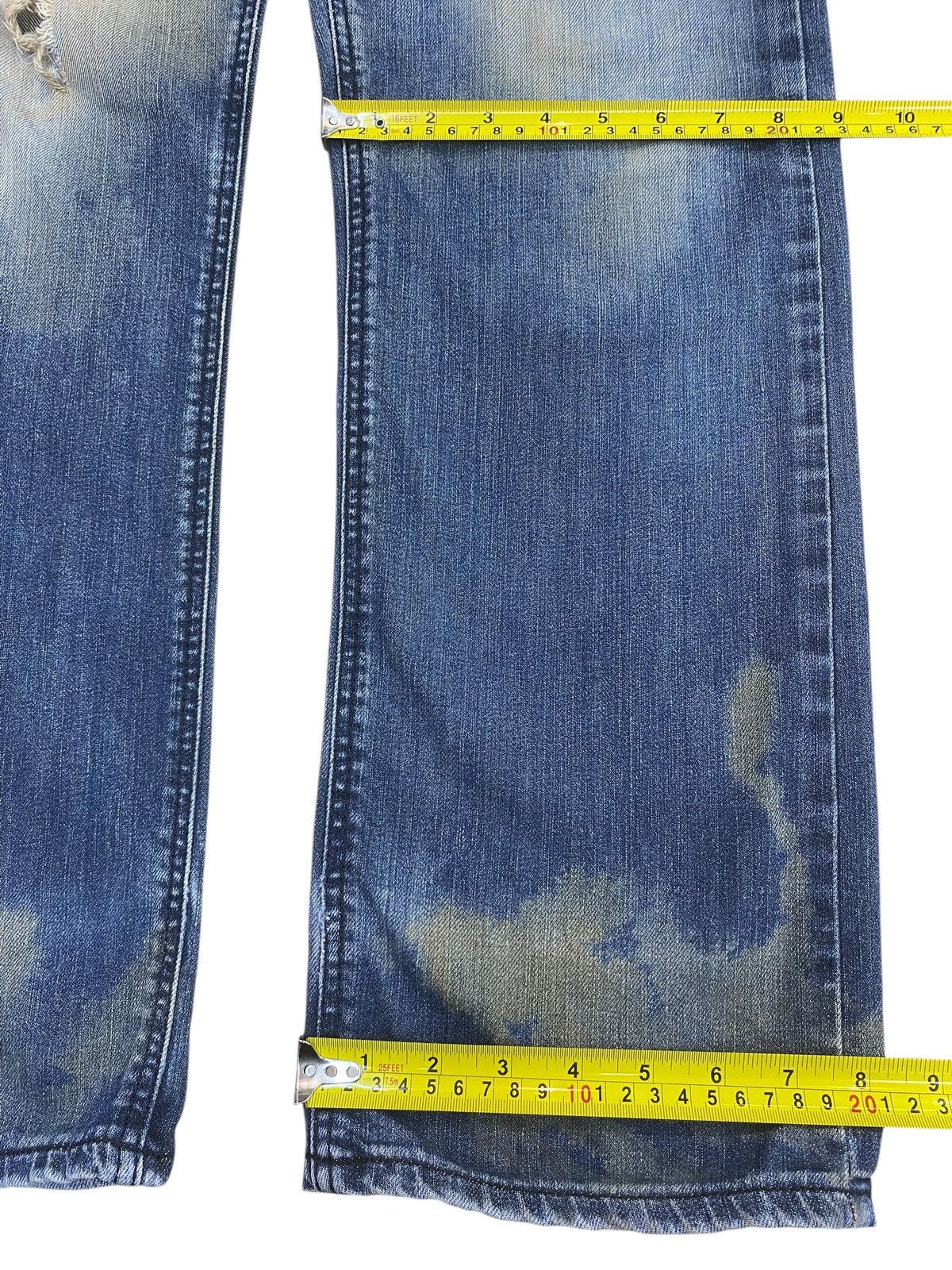 Edwin Vintage Edwin Rusty Mud Wash Style Ripped Jeans Size US 32 / EU 48 - 8 Thumbnail