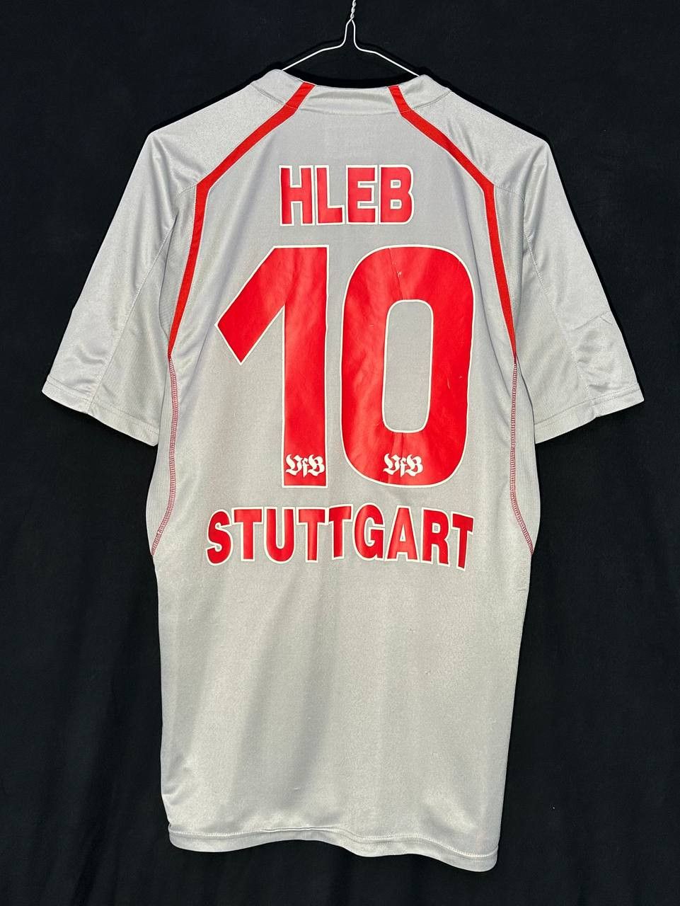 image of Vfb Stuttgart 2004/2005 Jersey Third Puma Hleb 10 Football in Grey, Men's (Size Medium)