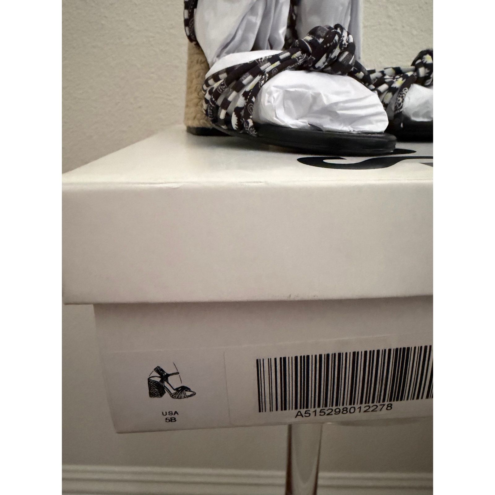SCHUTZ New Schutz Dahra gingham strappy heel sandals black 5 Size US 5 / IT 35 - 4 Thumbnail