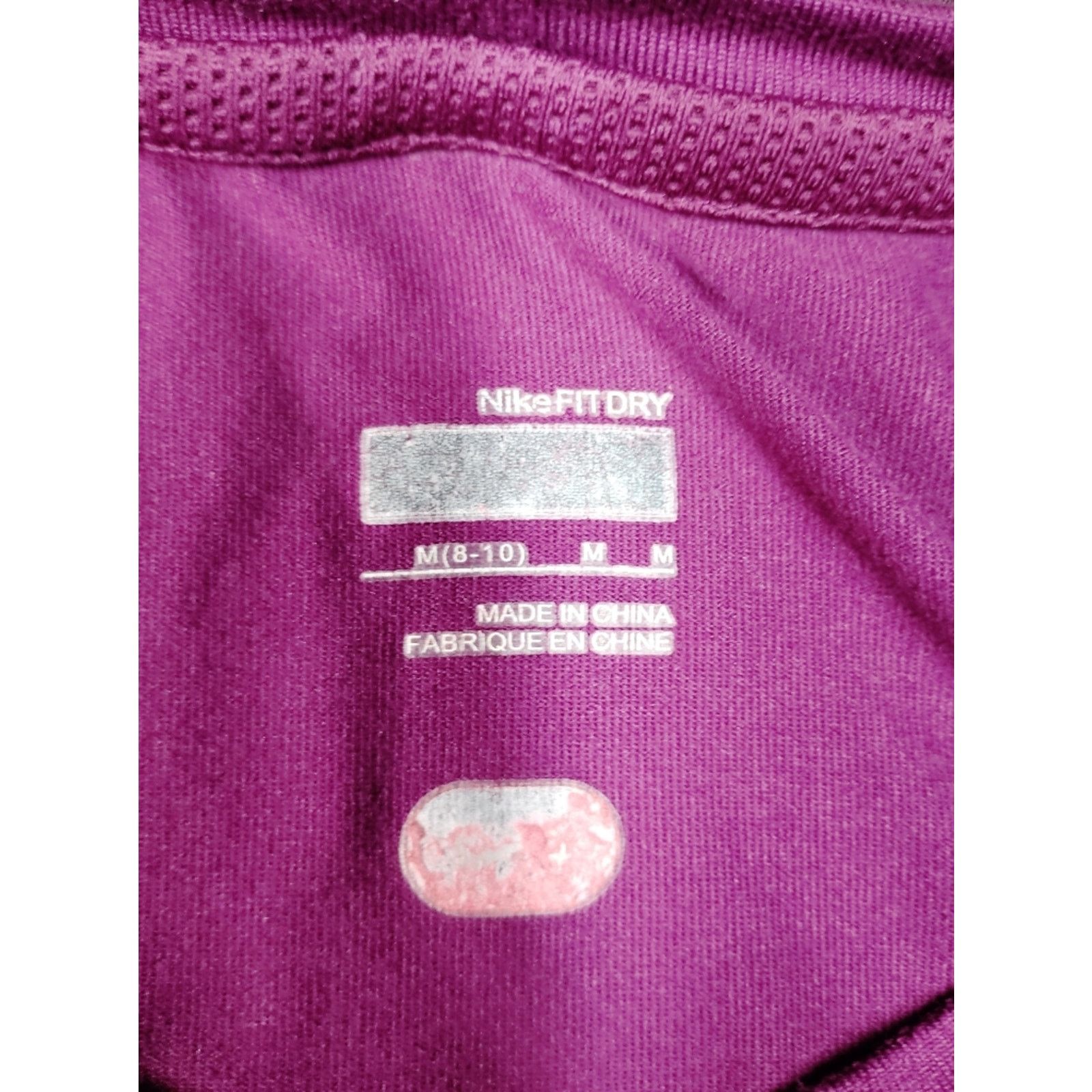 Nike Nike Dri-FIT Purple Athletic Tee Size M / US 6-8 / IT 42-44 - 5 Thumbnail