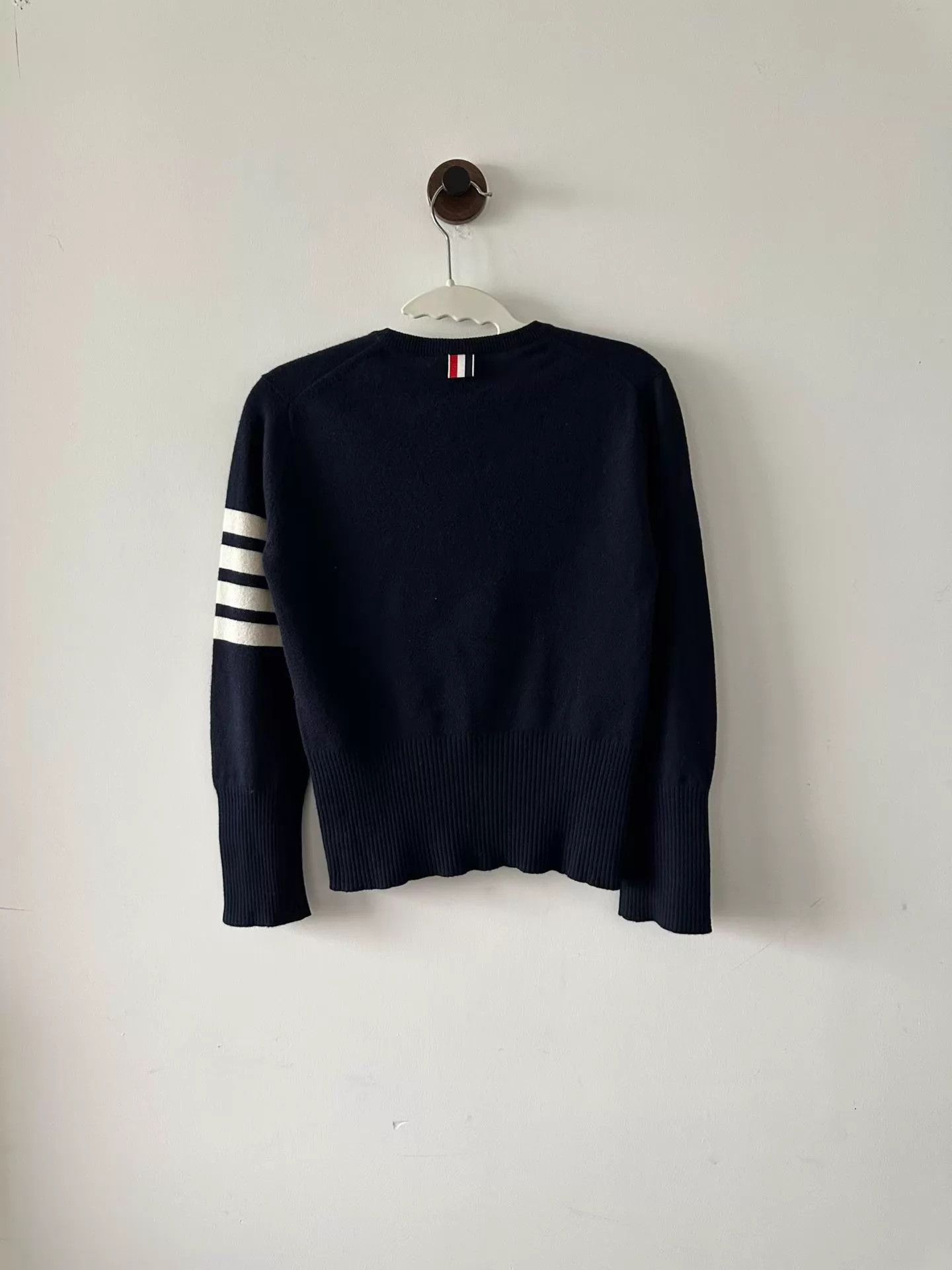 Thom Browne Thom Browne Blue Cashmere Sweater 40 98 New Tagless Size S / US 4 / IT 40 - 2 Thumbnail