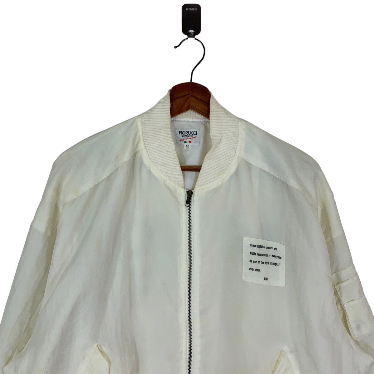 Designer VINTAGE FIORUCCI ITALY EQUIPE WORLD BOUTIQUE BOMBER JACKET Size US M / EU 48-50 / 2 - 4 Thumbnail