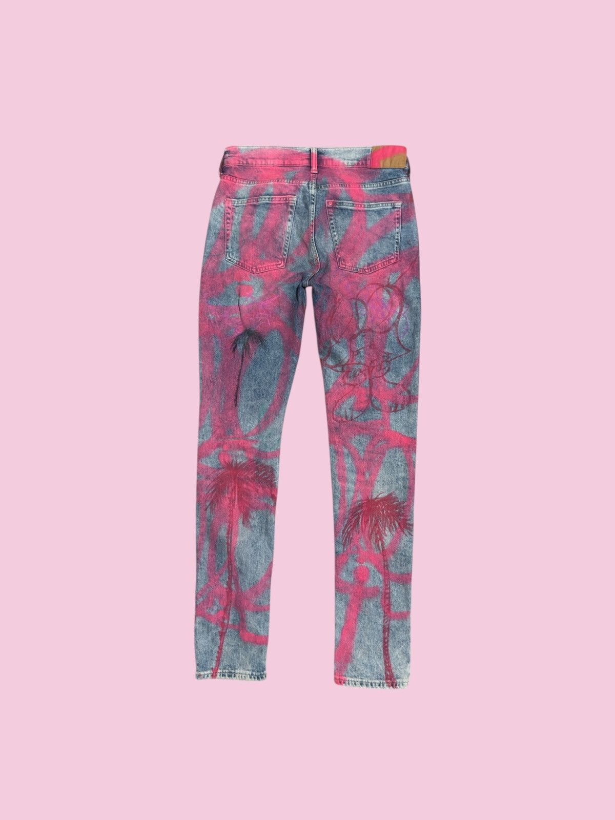 Skoloct skoloct hand painted jeans Size US 32 / EU 48 - 2 Thumbnail