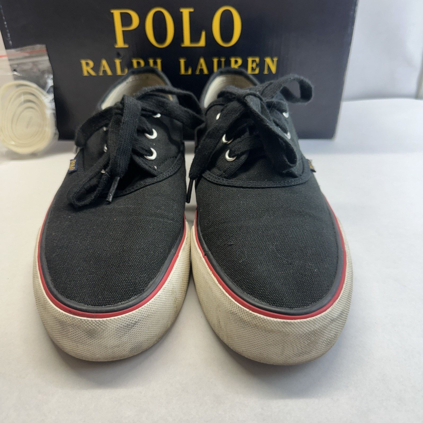 Polo Ralph Lauren POLO RALPH LAUREN MORRAY-SK-VLC BLACK SIZE 10.5 D no box Size US 10.5 / EU 43-44 - 2 Thumbnail