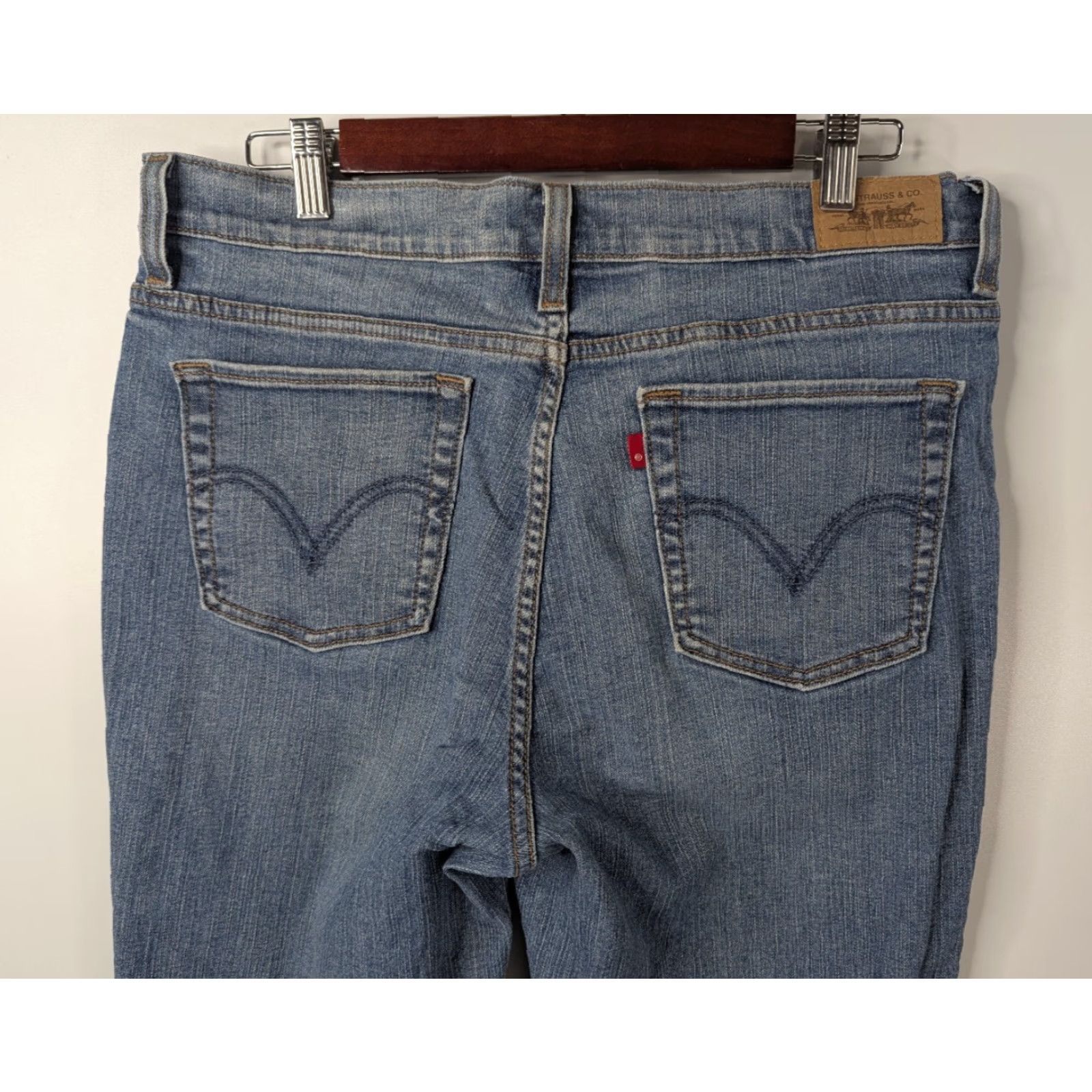 Levi's Levi's Jeans Women's 16P Short Blue Boot Cut Perfectly Slimming Denim Y2K 512 Size 38" / US 16 / IT 52 - 4 Thumbnail
