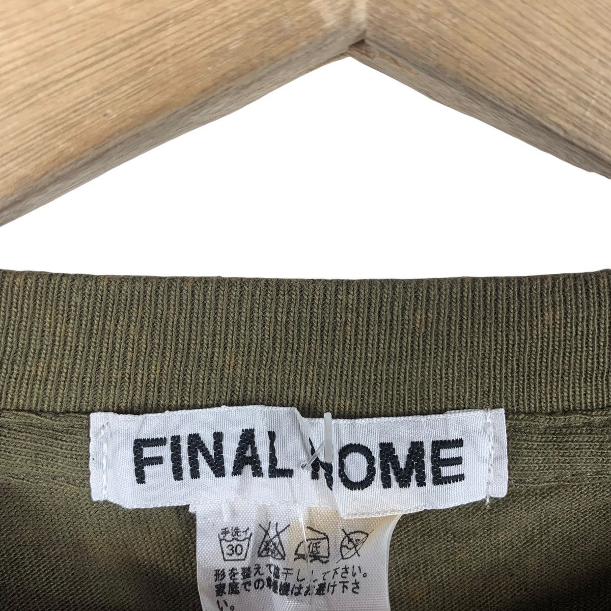 Final Home × Japanese Brand FINAL HOMME spellout design japanesebrand tee Size US S / EU 44-46 / 1 - 3 Thumbnail