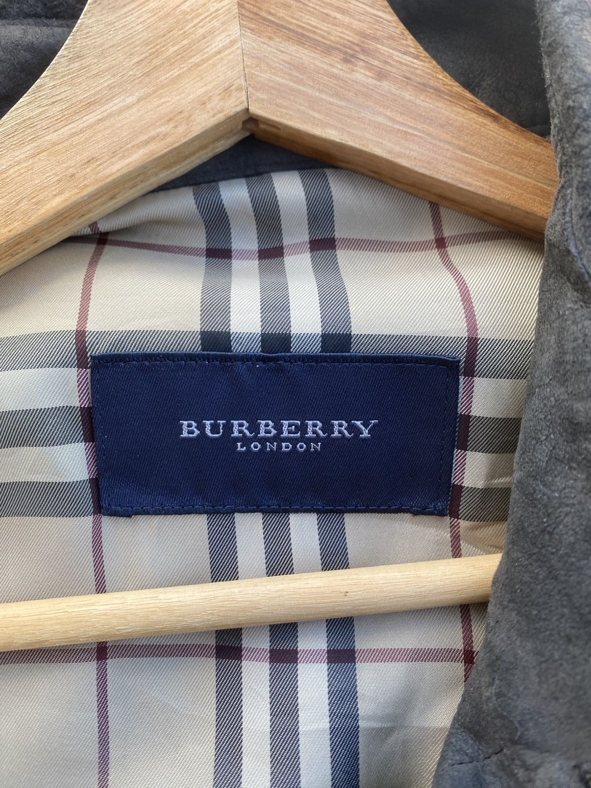 Burberry Rare Vintage Burberry Leather Jacket Size US L / EU 52-54 / 3 - 10 Thumbnail