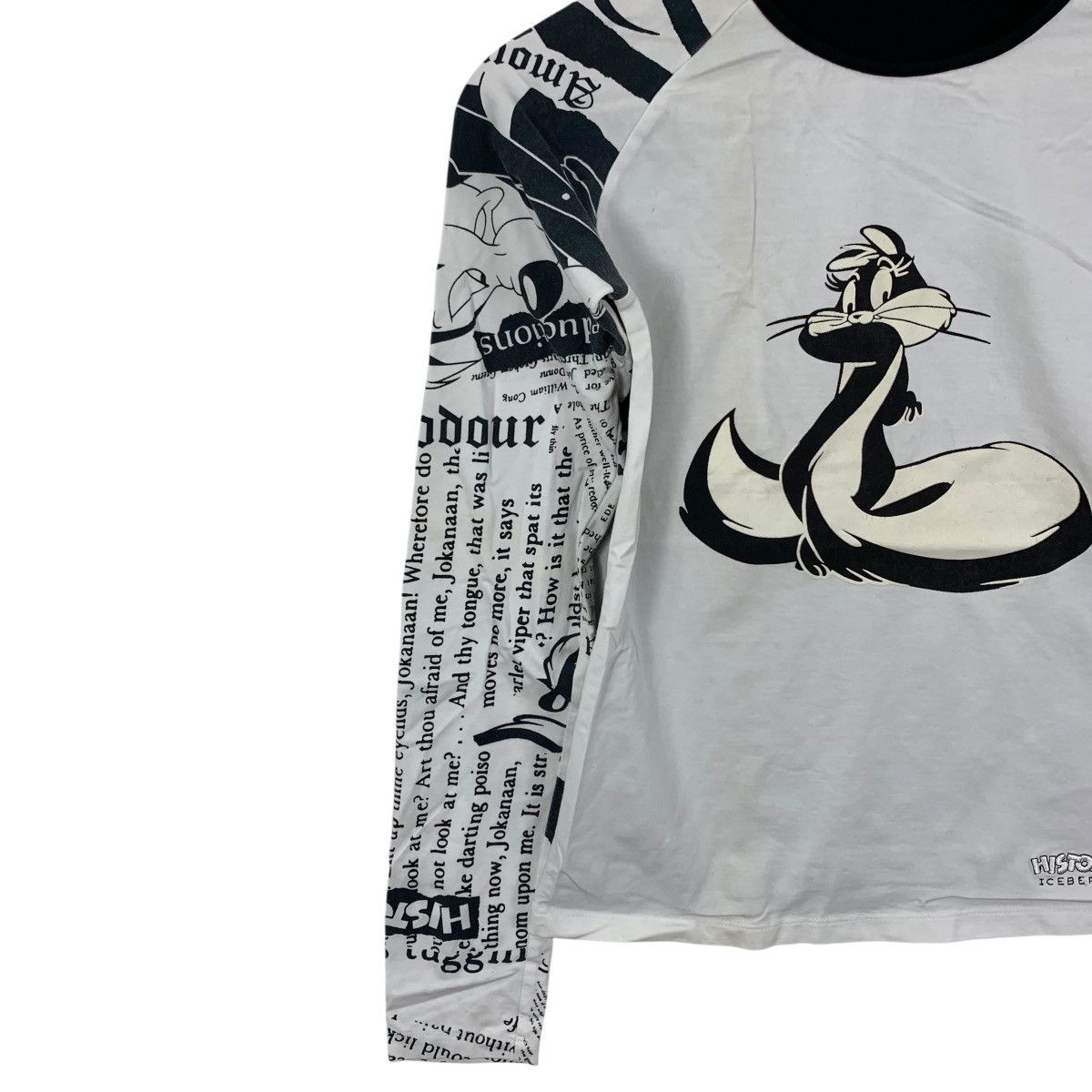 Iceberg HISTORY ICEBERG ITALY Pepe Le Pew Cartoon Disney Long Shirt Size US S / EU 44-46 / 1 - 3 Thumbnail