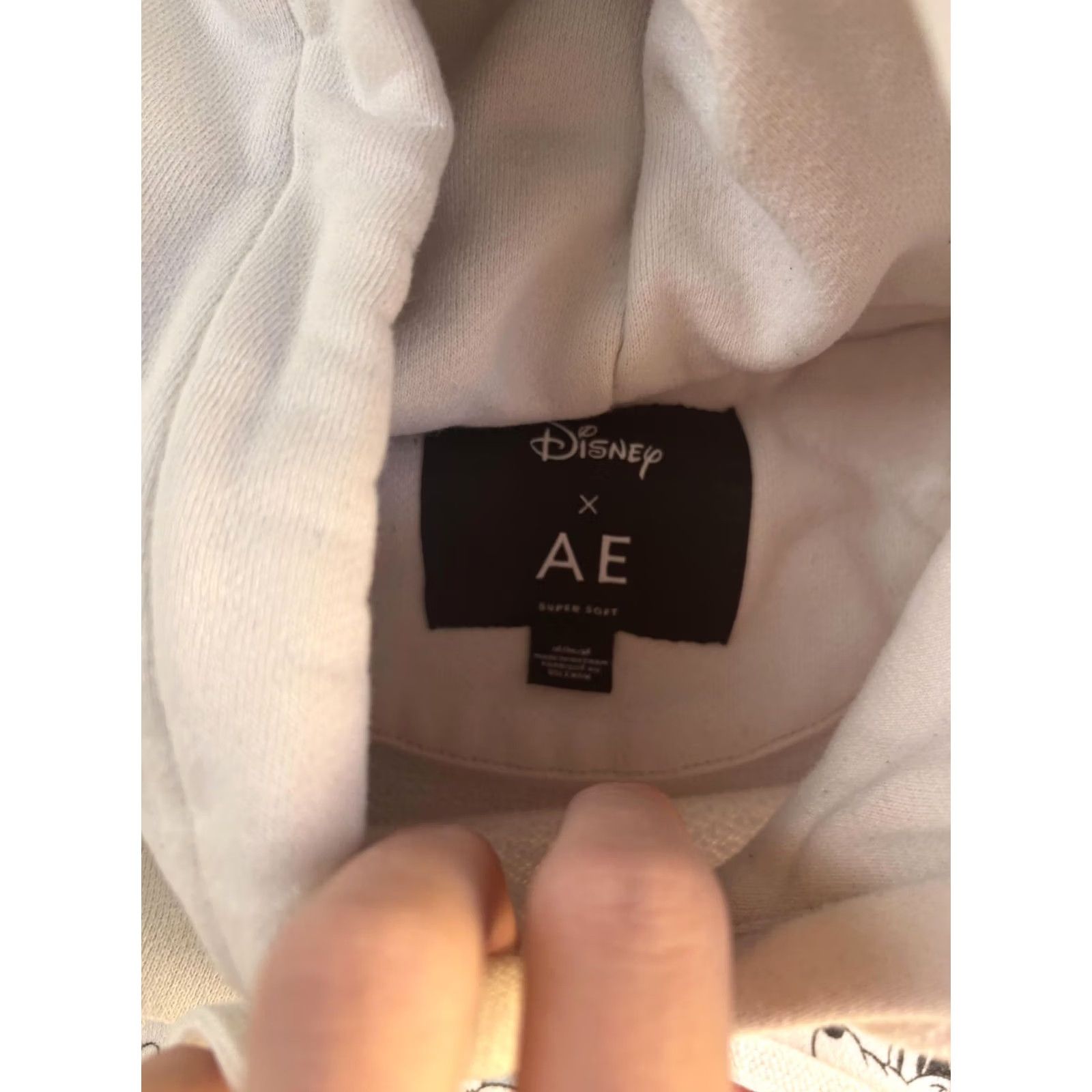 American Eagle Outfitters American Eagle Outfitters Hoodie Womens XL White Disney Mickey Fleece Graphic Size XL / US 12-14 / IT 48-50 - 2 Thumbnail