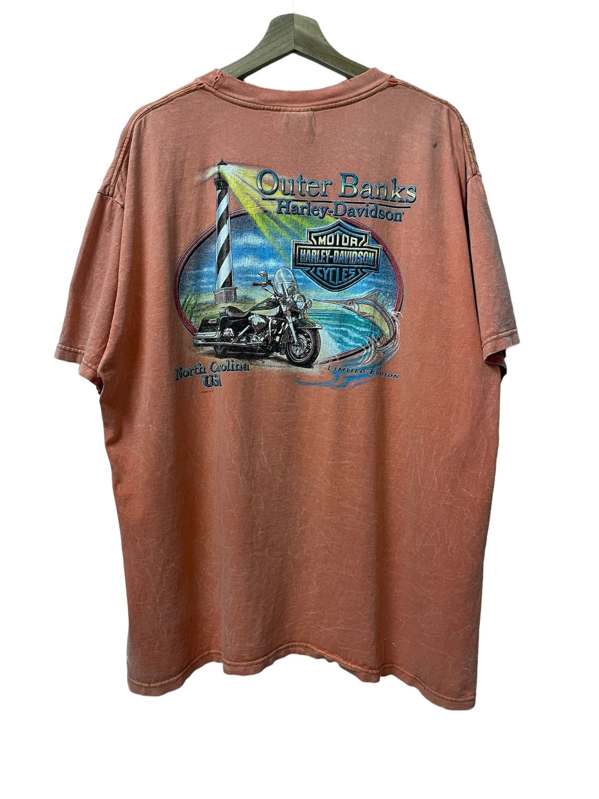 Harley Davidson × Vintage Vintage Harley Davidson North Carolina Usa Limited Edition Size US XL / EU 56 / 4 - 2 Thumbnail