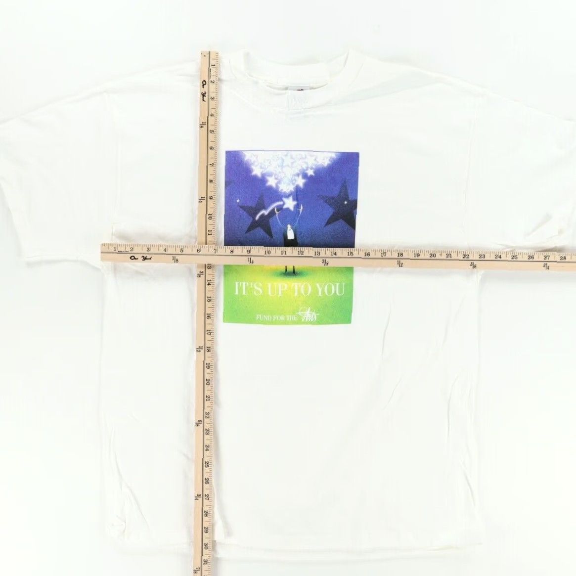 Fruit Of The Loom VTG Fruit of the Loom Fund For the Arts White T-Shirt Mens XL Shirt Size US XL / EU 56 / 4 - 3 Thumbnail