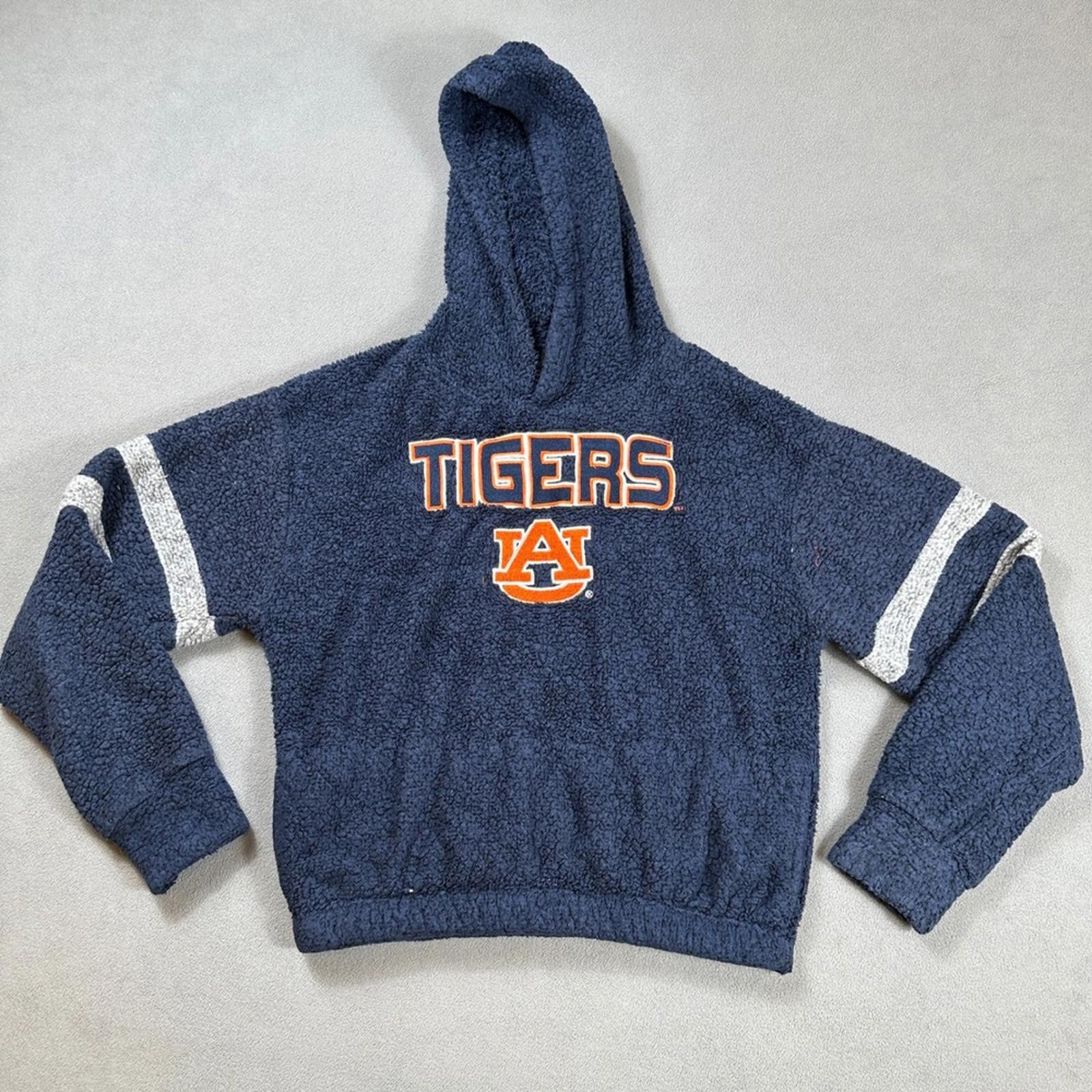 Genuine Leather Auburn Tigers Sherpa Fleece Hoodie Kids XL Orange Gray Logo Size US XL / EU 56 / 4 - 1 Thumbnail