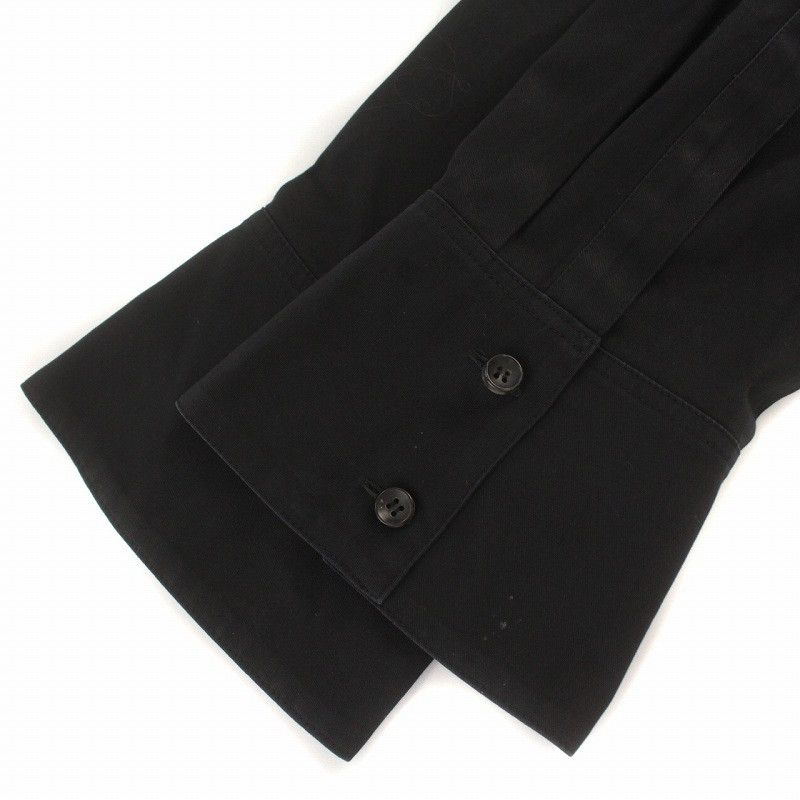 Maison MIHARA YASUHIRO MIHARA YASUHIRO black blazer asymmetrical chain pattern wrap Size 44R - 9 Thumbnail