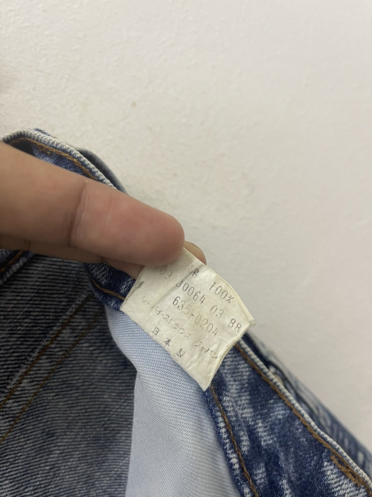 Levi's Vintage Clothing Rare Vintage LEVIS Big E Made in Japan Acid Washed Size US 31 - 16 Thumbnail