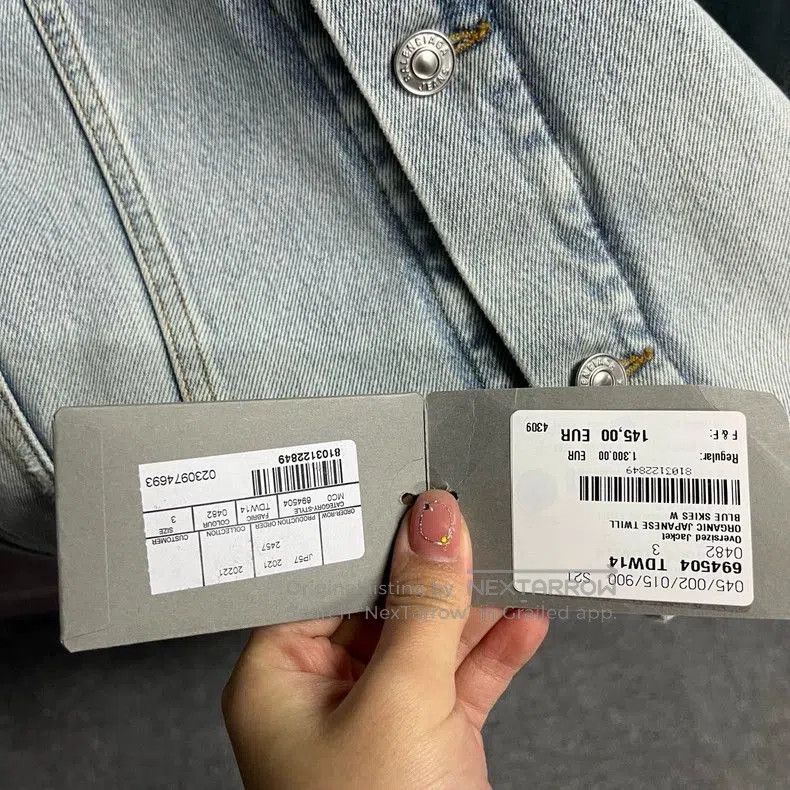 Balenciaga Balenciaga Blue Denim Jacket. Size US S / EU 44-46 / 1 - 3 Thumbnail