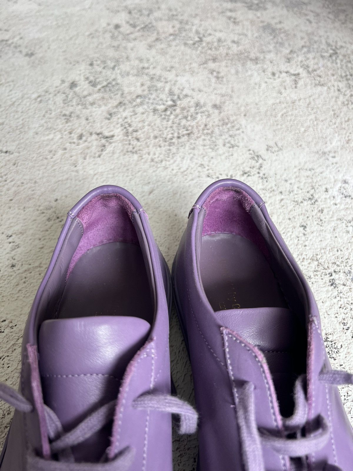 Common Projects Common Projects Low Top Sneakers Leather Violet Size US 11 / IT 41 - 11 Thumbnail