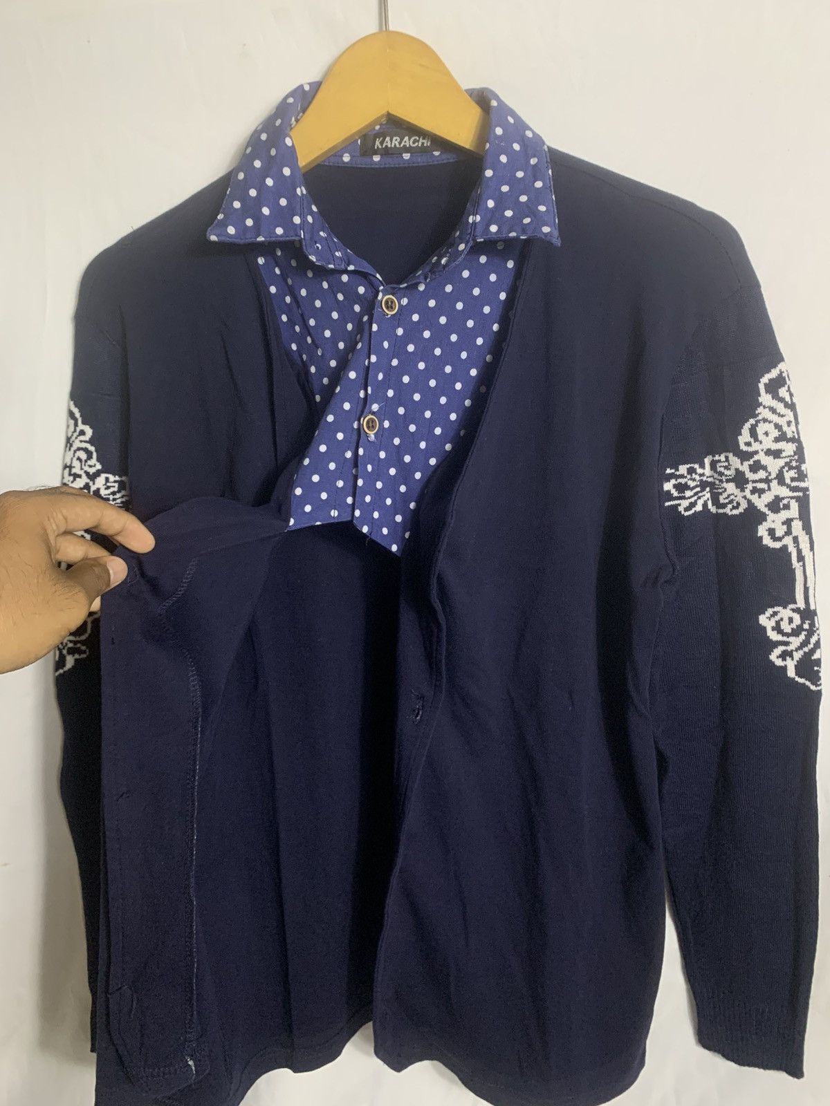 Japanese Brand Japanese Karachi Doublelayer Knitwear Size US M / EU 48-50 / 2 - 11 Thumbnail