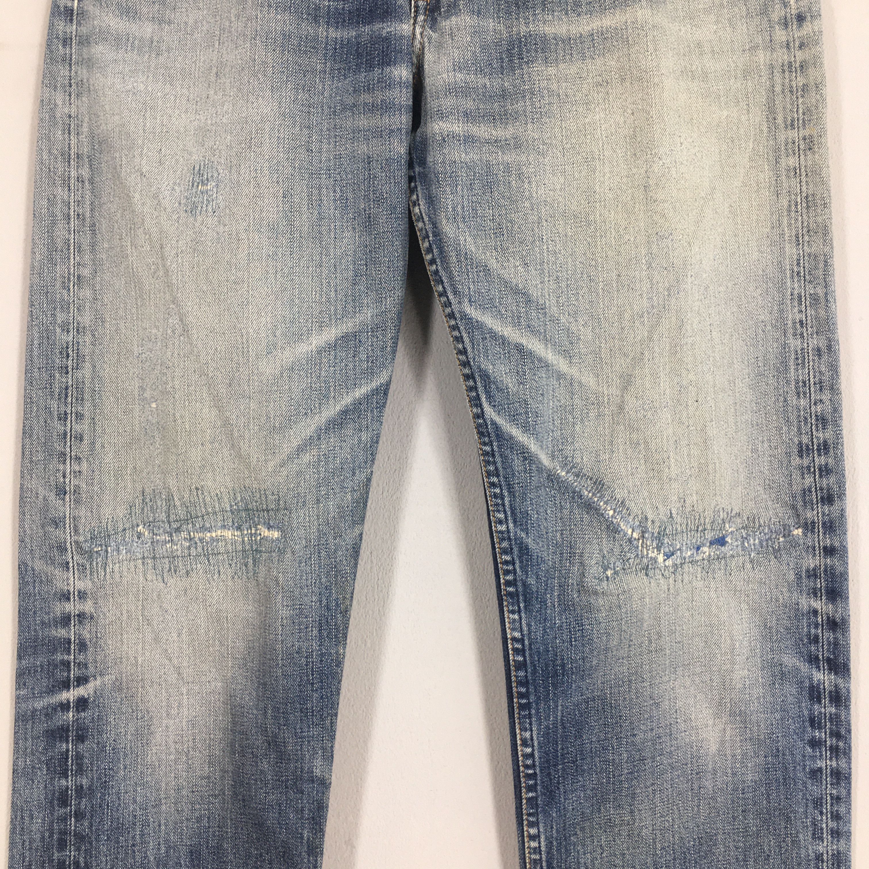 Levi's Size 32x33 Vintage Levis 505 Faded Stonewash Jeans S1951 Size US 32 / EU 48 - 3 Thumbnail
