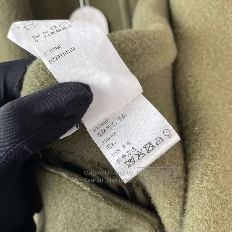 Loewe Loewe Military Green Double Breasted Long Reversible Coat Size XXS / US 00 / IT 34 - 9 Thumbnail