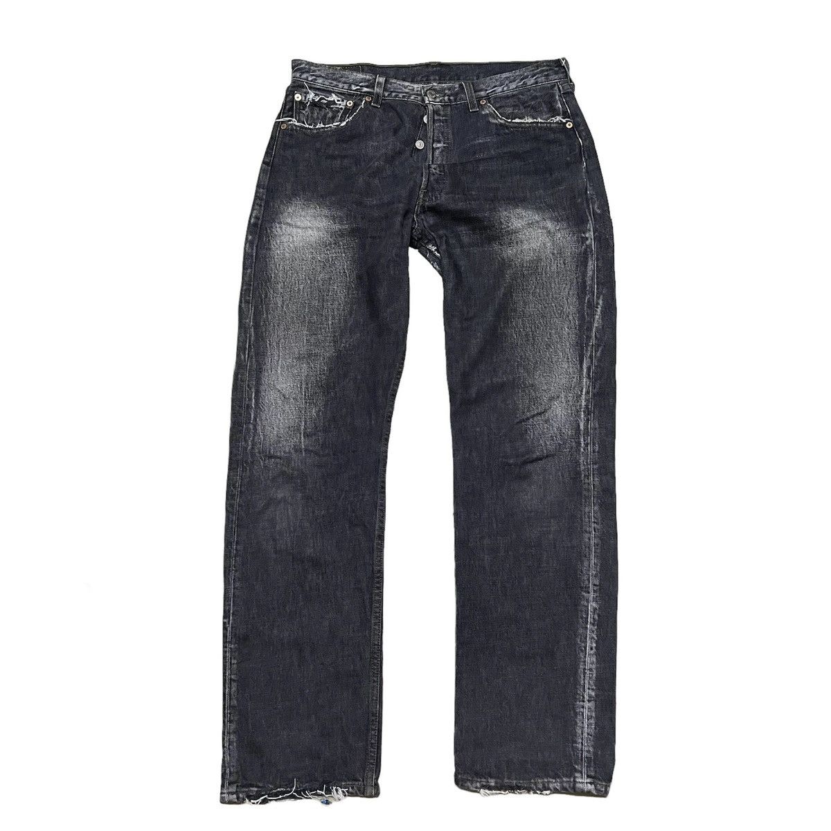 Levi's Vintage Distressed Levis Lot 501 Denim Jeans Size US 34 / EU 50 - 1 Thumbnail