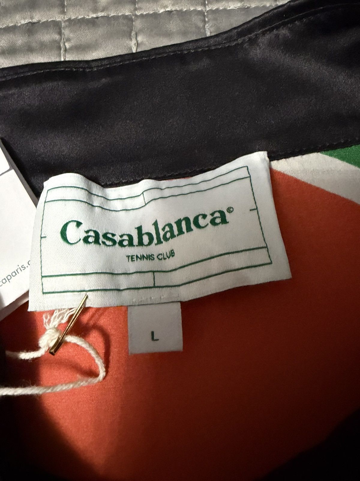 Casablanca Casablanca silk long sleeve shirt Size US L / EU 52-54 / 3 - 4 Thumbnail