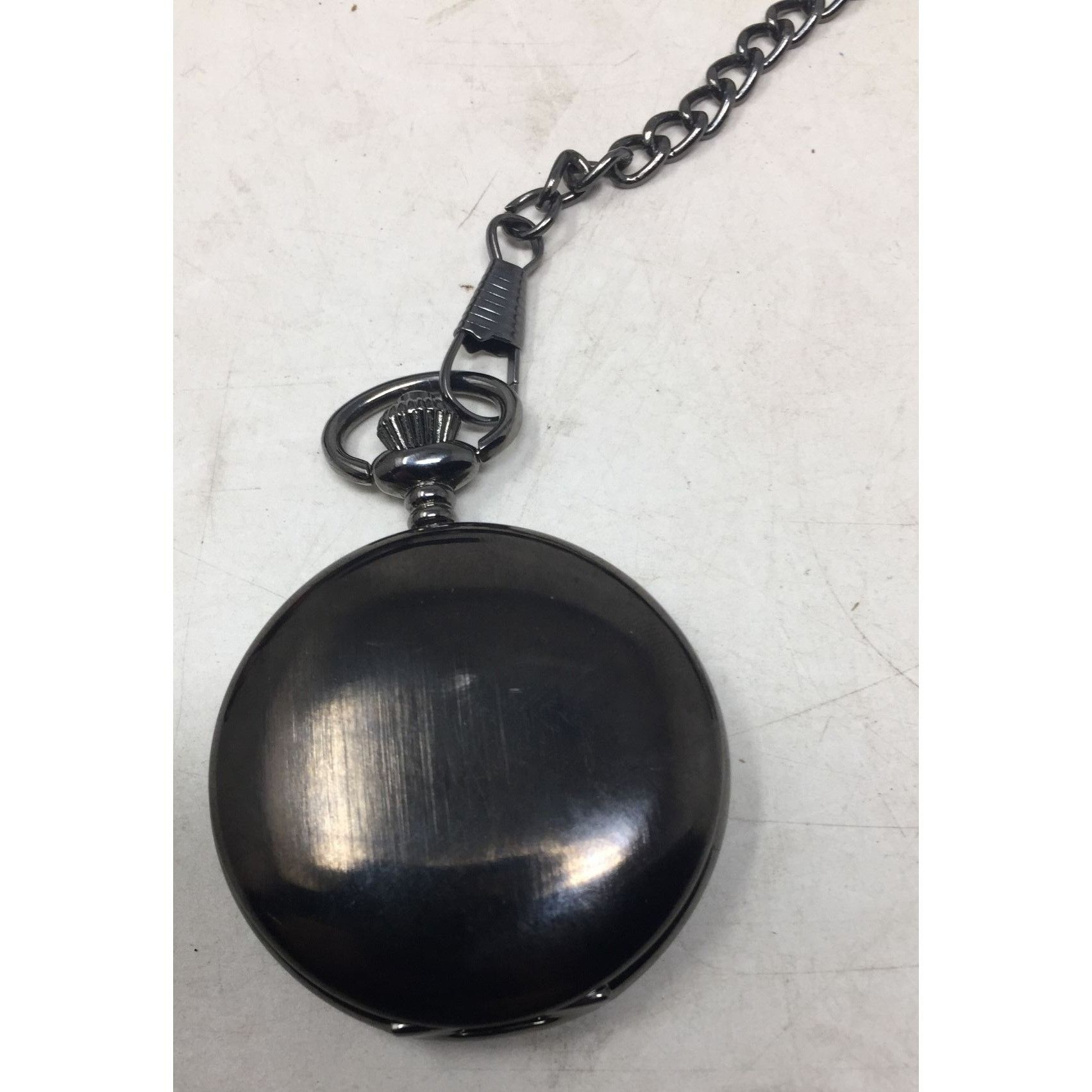 Other Men's James Michael (JM) Black/Silver Tone Pocket Watch Size ONE SIZE - 5 Thumbnail