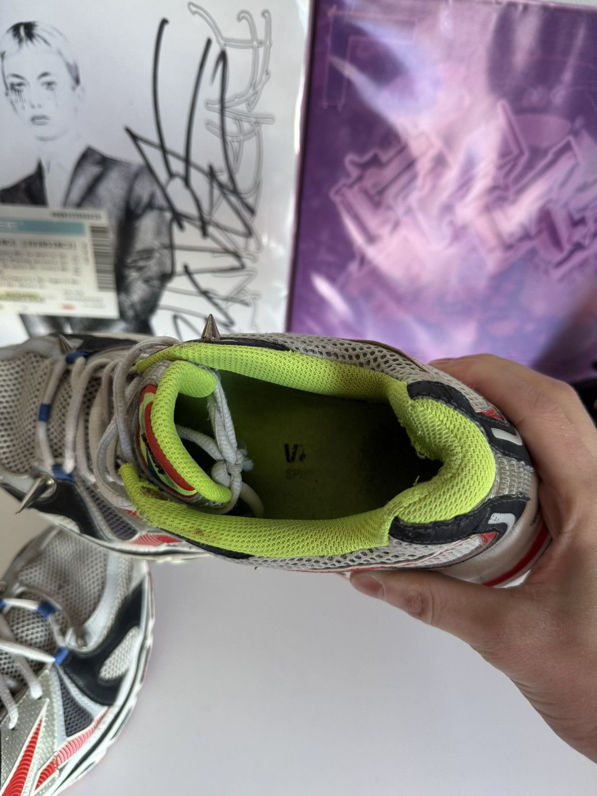 Vetements Vetements x Reebok Spike Runner 200 Sneakers Archive Luxury Size US 8.5 / EU 41-42 - 15 Thumbnail