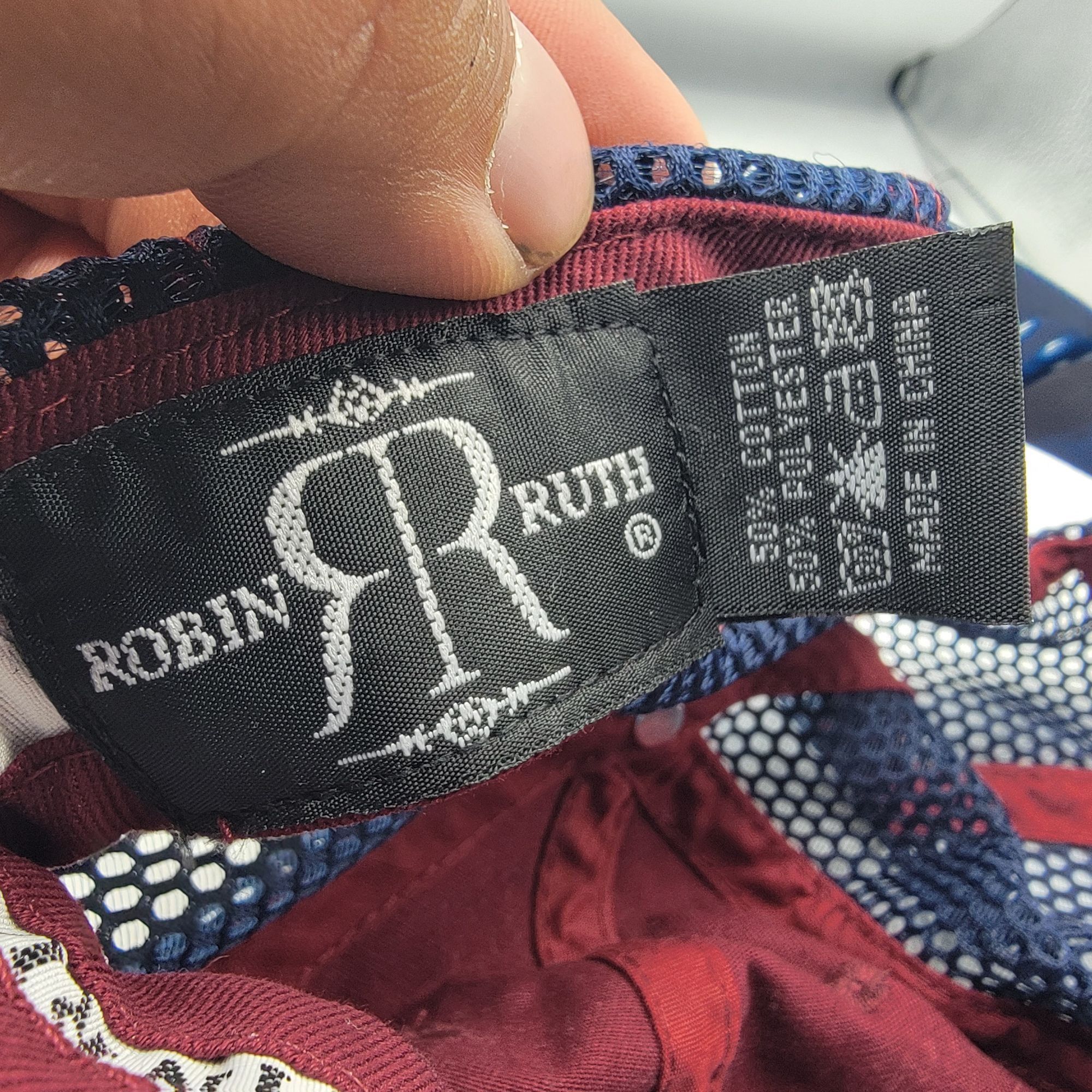Robin Ruth Robin Ruth New York Original Red Blue Trucker Hat Cap Casual Size ONE SIZE - 6 Thumbnail