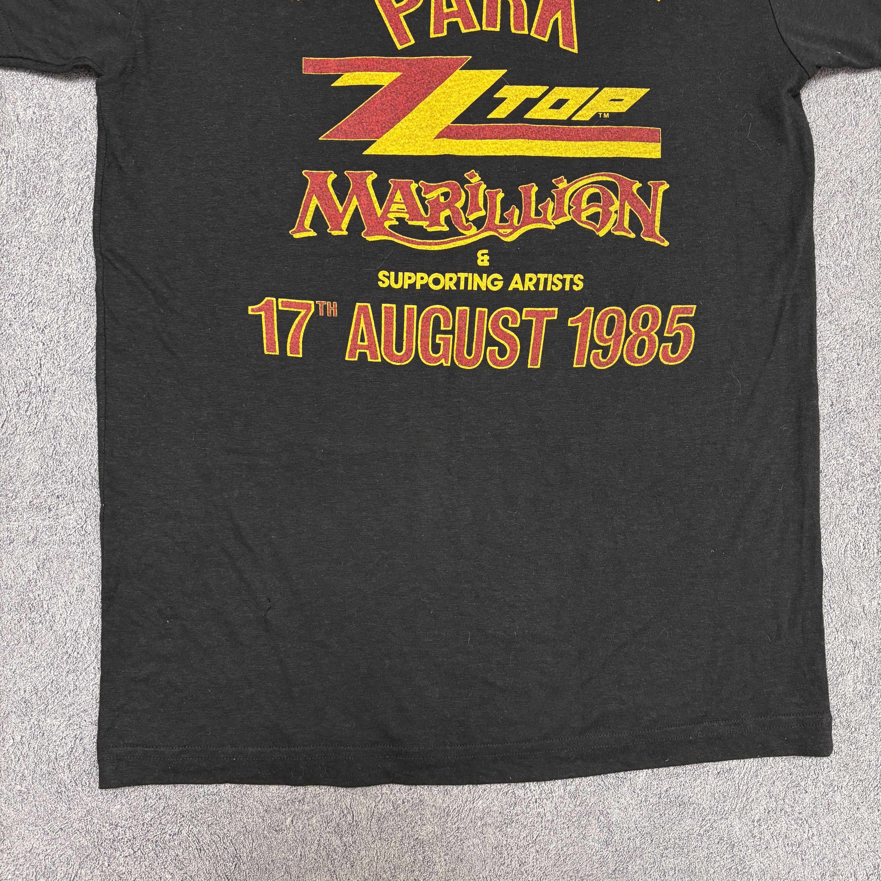 Band Tees Vintage ZZ Top Shirt 80s Band Tee Marillion Monsters of Rock Size US M / EU 48-50 / 2 - 11 Thumbnail
