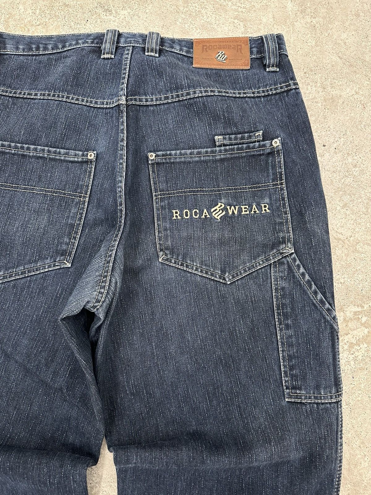 Vintage Y2K Distressed deals Rocawear Baggy Jeans