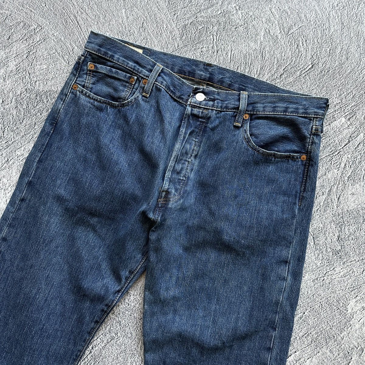 Levi's Men’s Jeans Levi’s 501 Premium Dark Blue Size: 36/32 Size US 36 / EU 52 - 9 Thumbnail