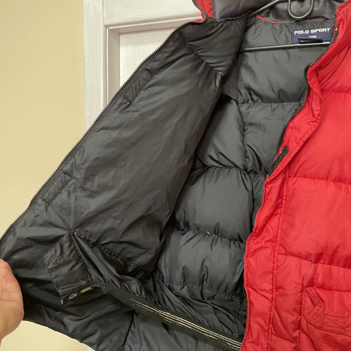 Polo Ralph Lauren × Vintage 90s Puffer Polo Sport Ralph Lauren Down Jacket bomber old mo Size US M / EU 48-50 / 2 - 5 Thumbnail