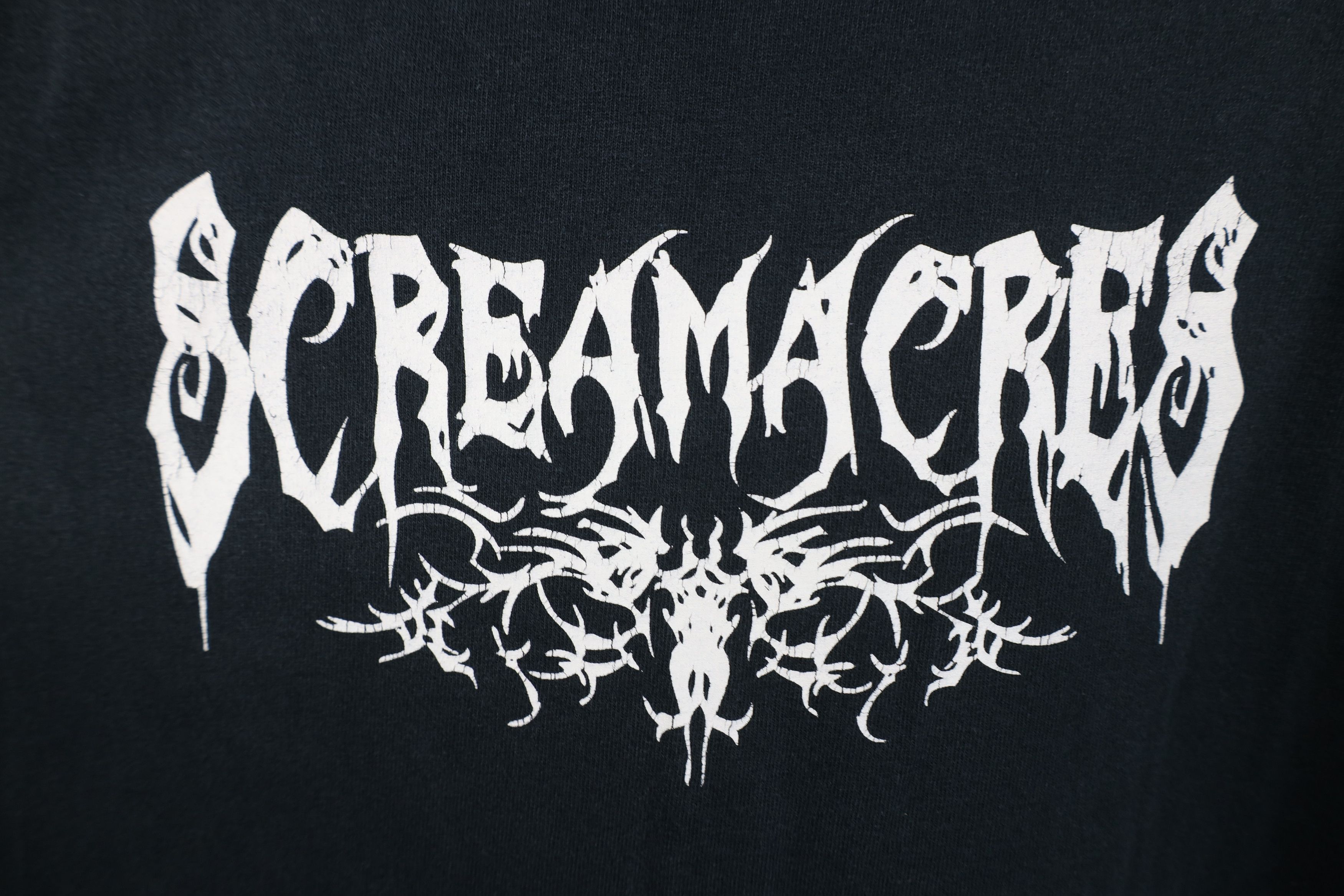 Vintage Vintage Metal Spell Out Scream Acres Haunted Maze T-Shirt Size US XL / EU 56 / 4 - 4 Thumbnail