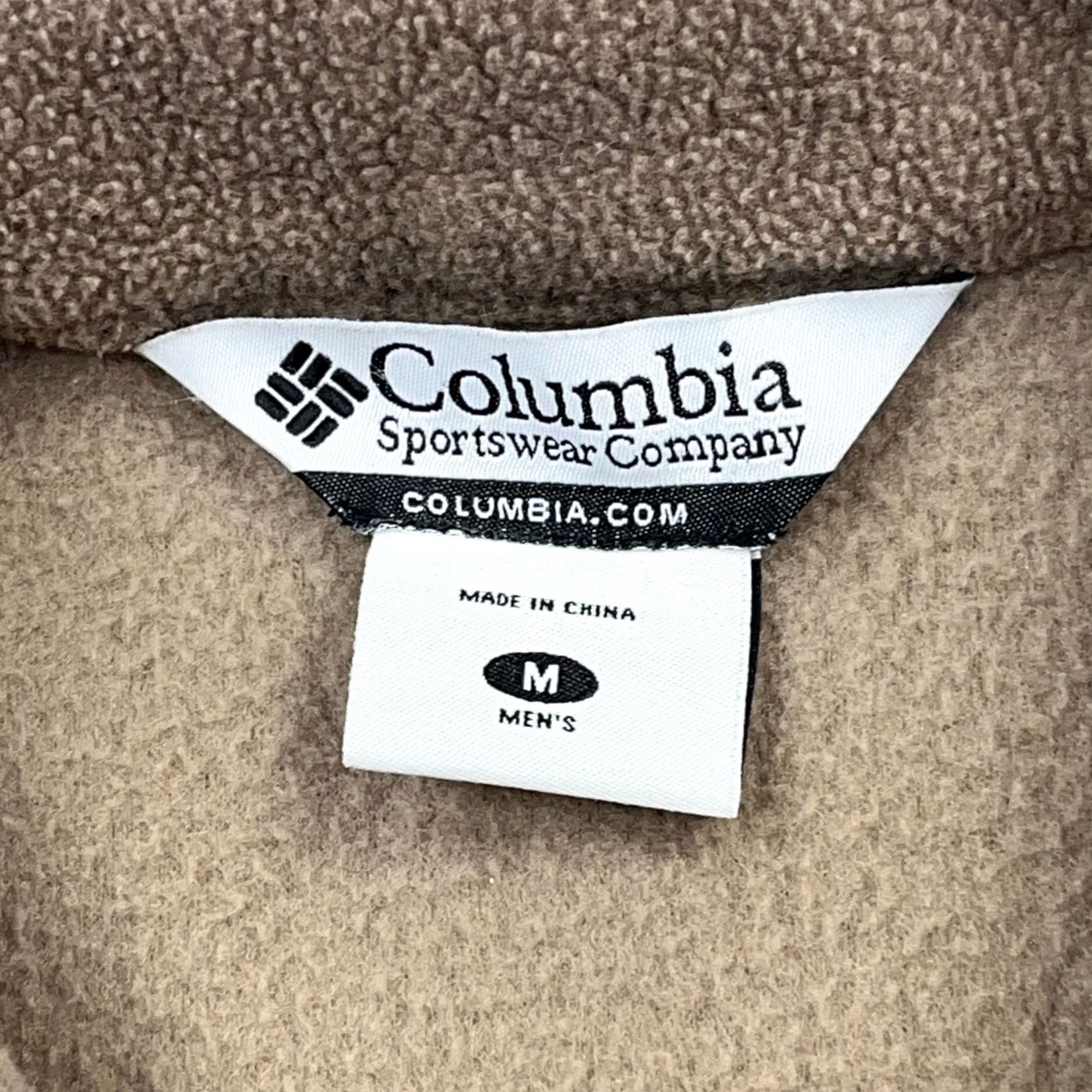 Vintage Columbia Vest Men M Tan Beige Fleece Full Zip Benton Springs Embroidered Logo Zipper Outdoors Casual Modern Outdoor Style Mens Size US M / EU 48-50 / 2 - 4 Thumbnail