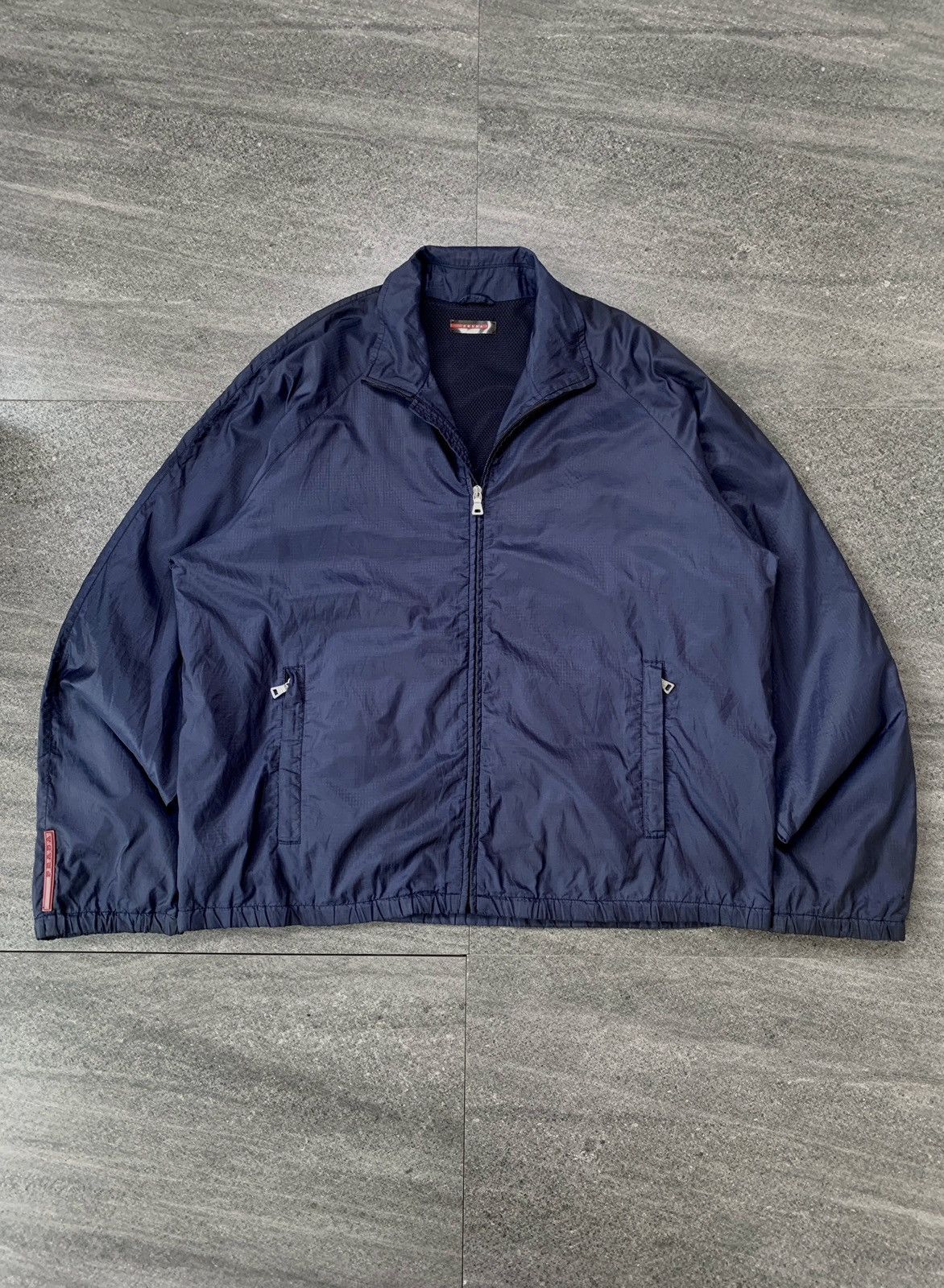 FREE IMPORT TAX 2000s Red Tab Nylon Track Jacket