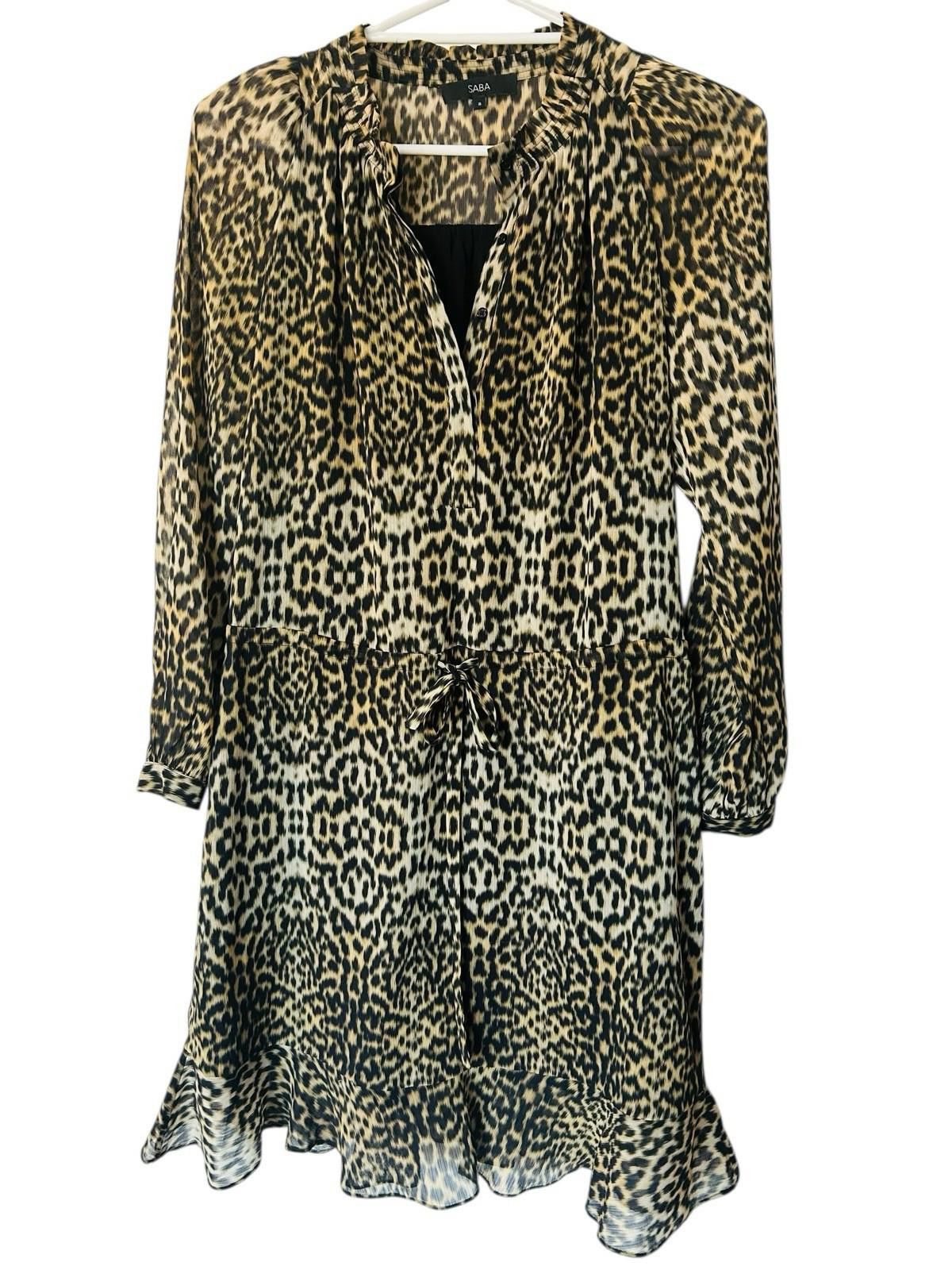 Saba Saba Sheba Animal Print Dress NWT - Size AU/UK 8 US 4 (010) Size S / US 4 / IT 40 - 9 Thumbnail