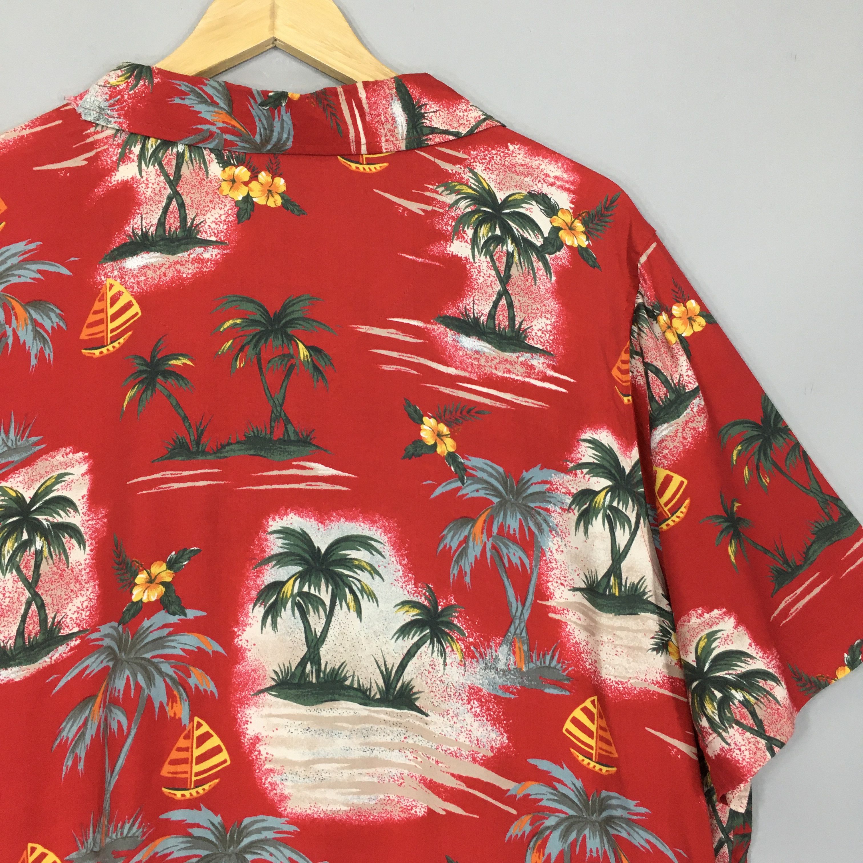 Vintage Vintage 90s Aloha Summer Hawaiian Rayon Shirt XXLarge Size XXL / US 16-18 / IT 52-54 - 7 Thumbnail