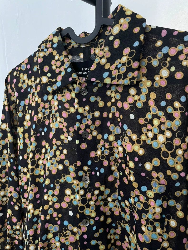 Comme des Garcons Comme des Garçons Black polka-dot long-sleeve shirt Size M / US 6-8 / IT 42-44 - 2 Thumbnail
