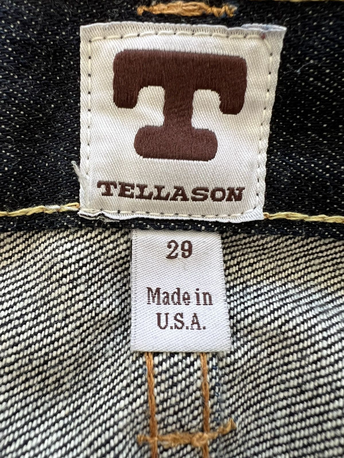 Tellason Tellason Ladbroke Grove Selvedge Slim Tapered Jeans Size 29 Size US 29 - 4 Thumbnail