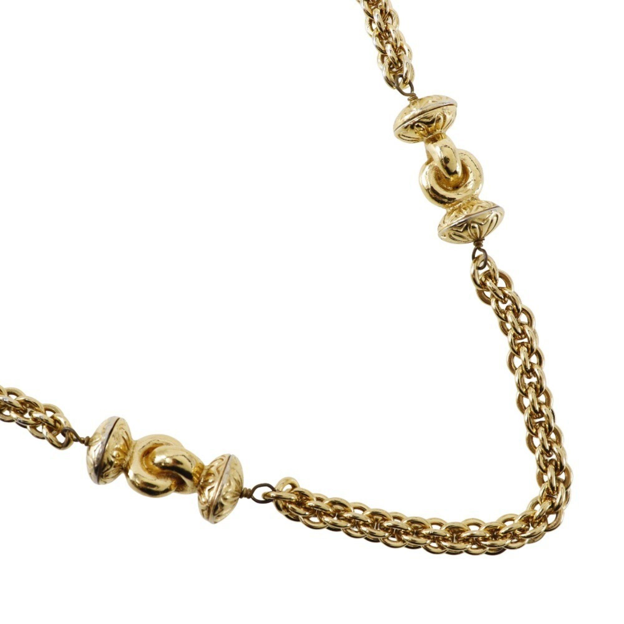 Chanel CHANEL Long Necklace Gold Plated Approx. 144g Women's Size ONE SIZE - 1 Thumbnail