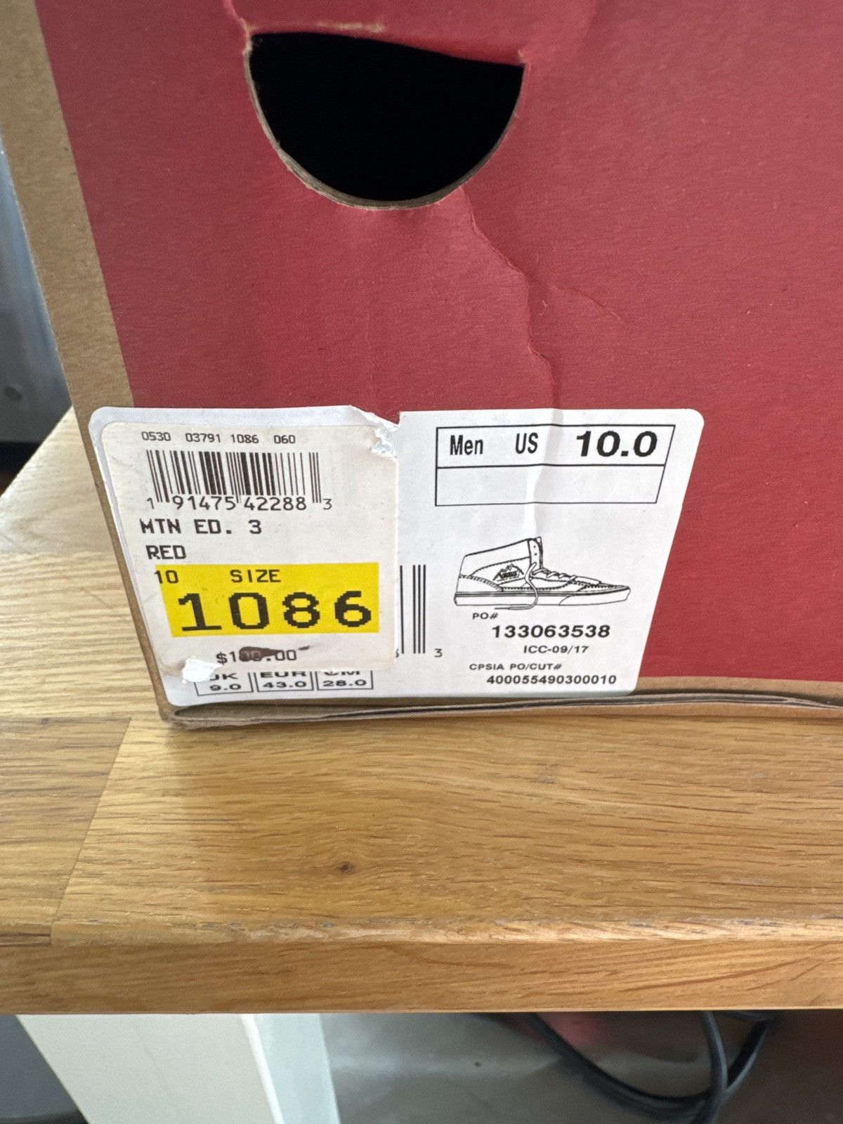 Fear of God × Vans Fear of God x Vans Mountain 35 Size US 10 / EU 43 - 7 Thumbnail