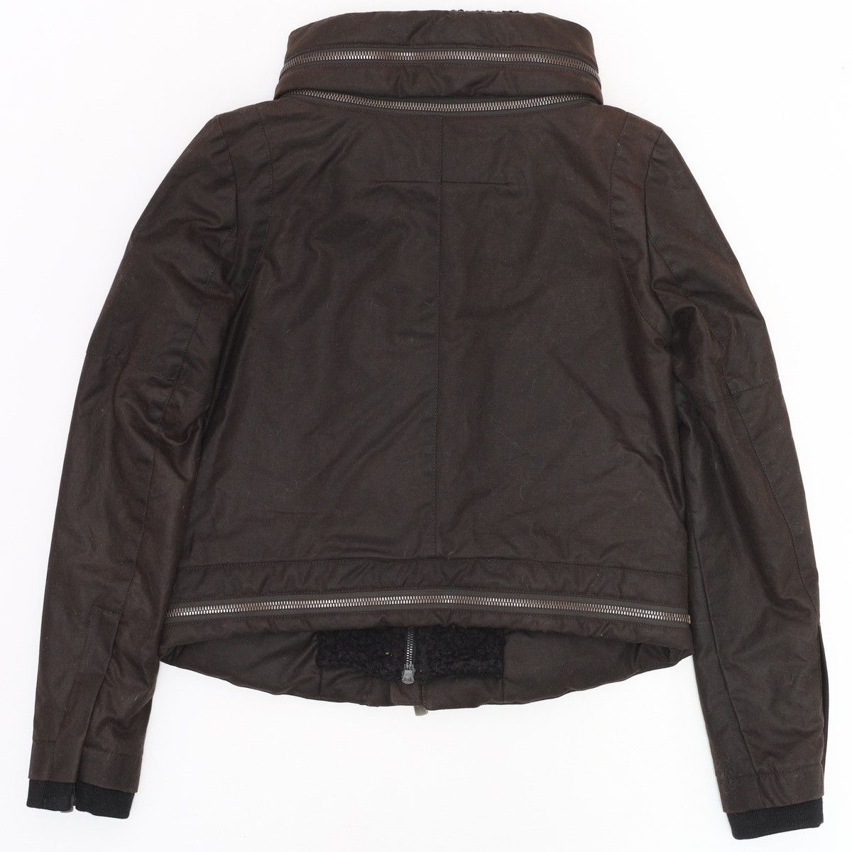 Givenchy Givenchy Archive Brown Fleece Lined Flight Jacket Zipper Size XS / US 0-2 / IT 36-38 - 7 Thumbnail