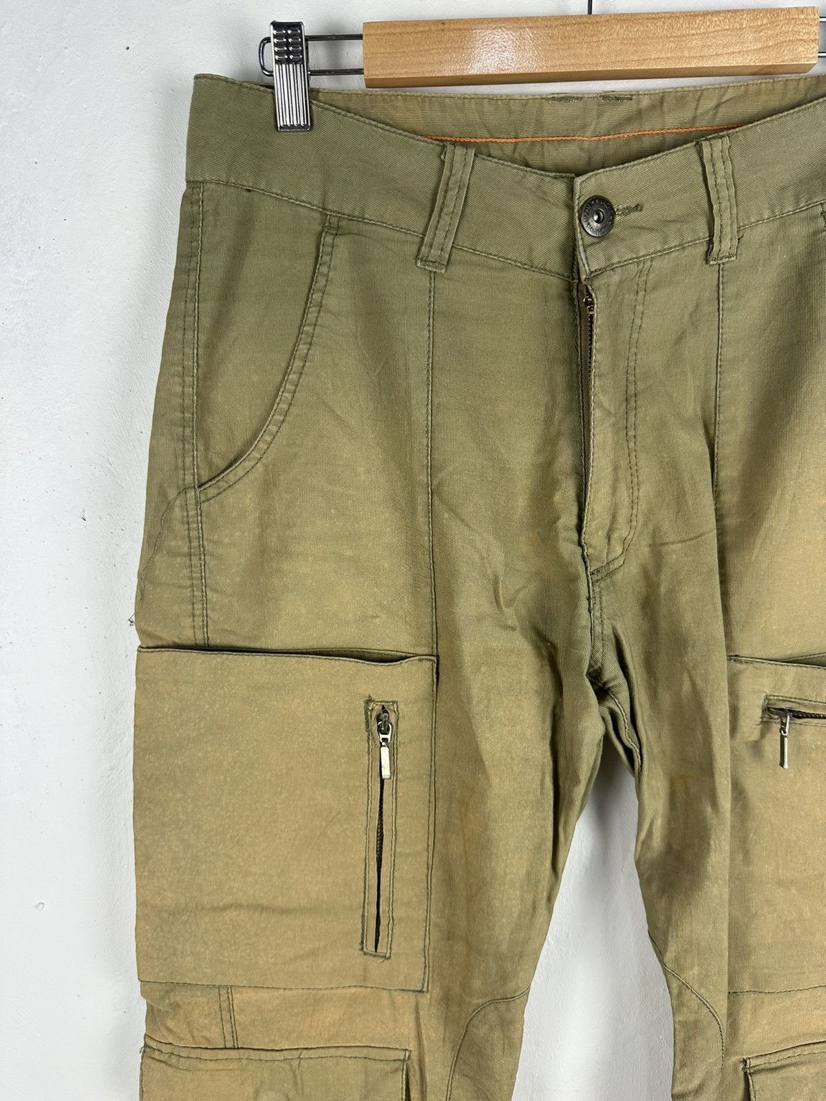 If Six Was Nine CARGO PANTS SENDITIONARIES MULTIPOCKET FADED COLOUR Size US 31 - 7 Thumbnail