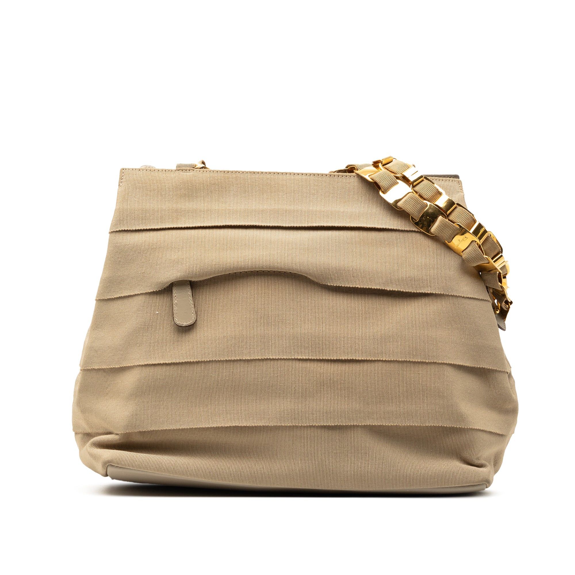 Salvatore Ferragamo Nylon Tiered Grosgrain Shouder Bag Size ONE SIZE - 1 Thumbnail