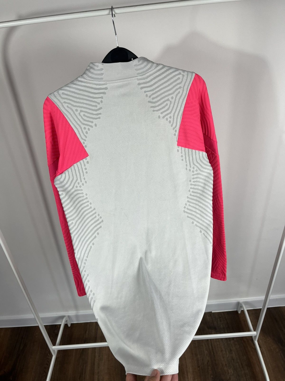 Nike PSG Jordan Vaporknit Drill Top Pink Grey Small CW1384-101 Size US S / EU 44-46 / 1 - 19 Thumbnail