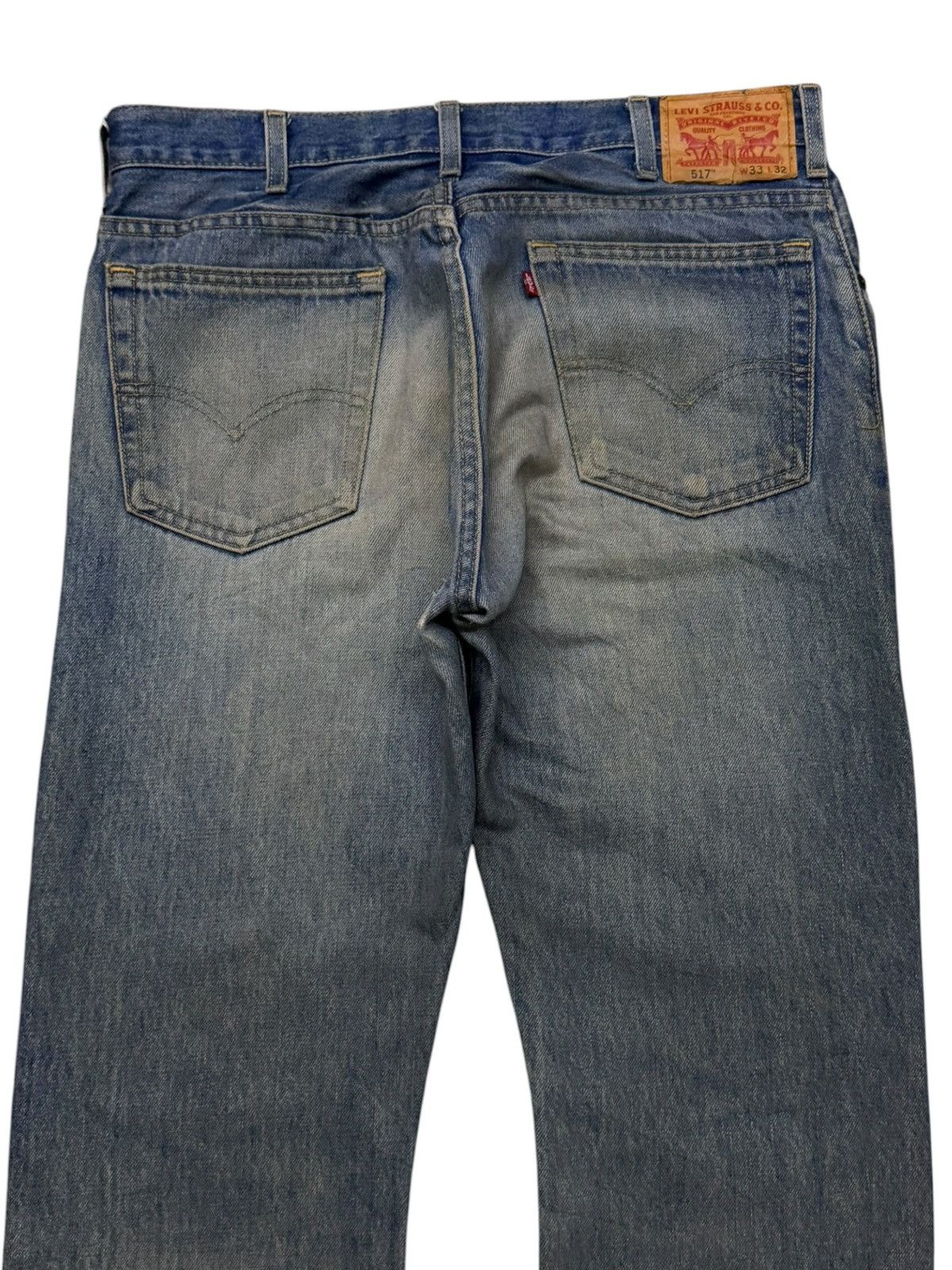 Levi's Vintage Levi’s 517 Denim Jeans | Relaxed Bootcut Fit | W34 Size US 34 / EU 50 - 5 Thumbnail