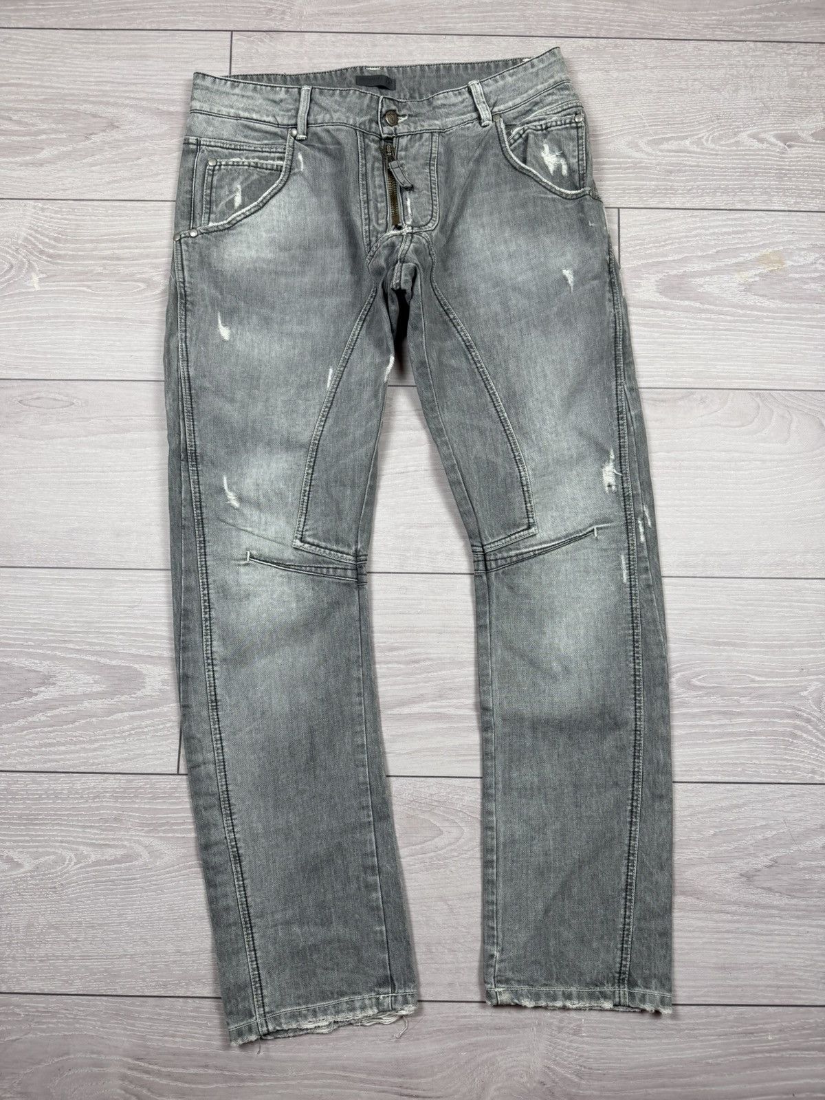 Absolut Joy Absolut Joy Einstein Distressed Denim Jeans XL sz Size US 36 / EU 52 - 1 Thumbnail