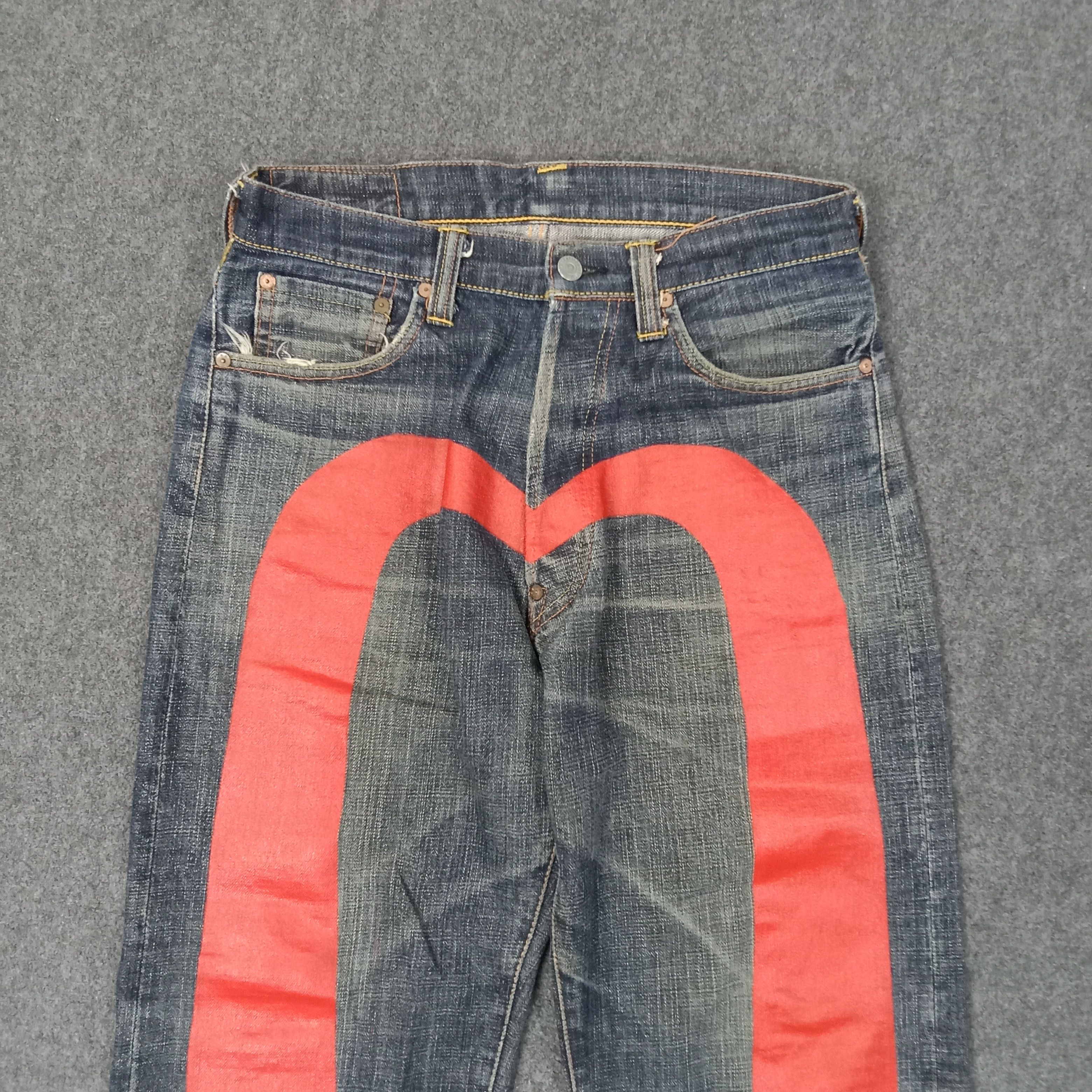 Evisu Evisu Japanese Brand Daicock Custom Art Denim Jeans Size US 30 / EU 46 - 2 Thumbnail