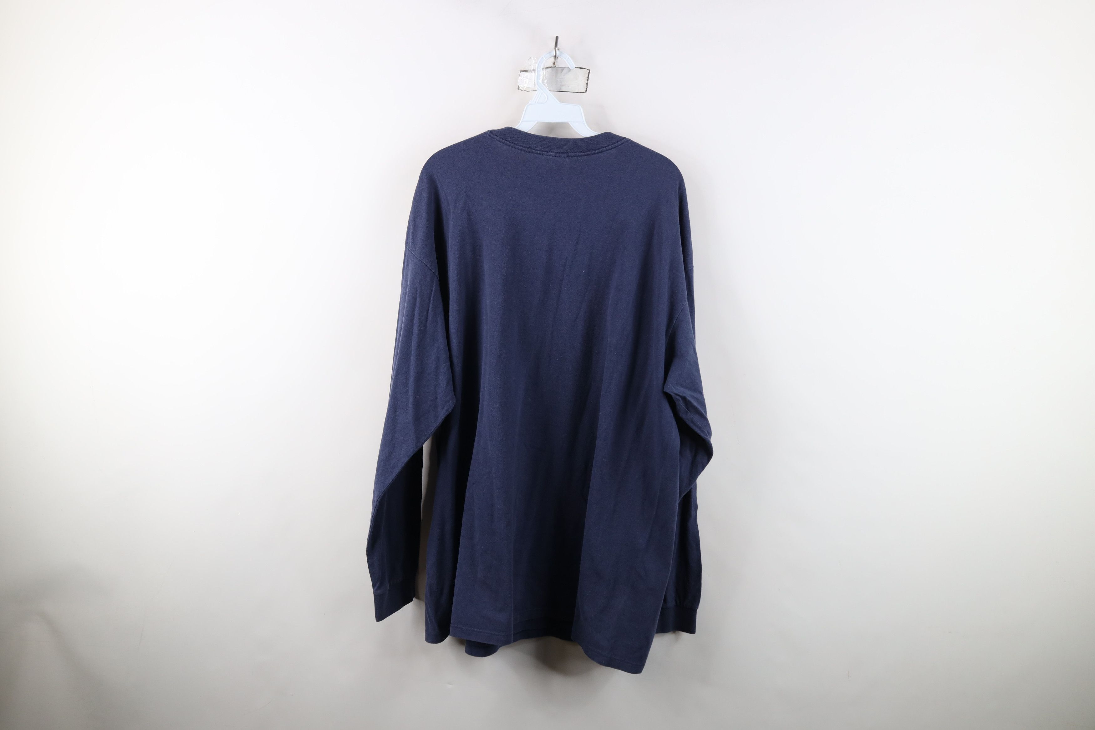 Nike Vintage Nike Scott Mini Swoosh Long Sleeve T-Shirt Blue Size US XL / EU 56 / 4 - 11 Thumbnail