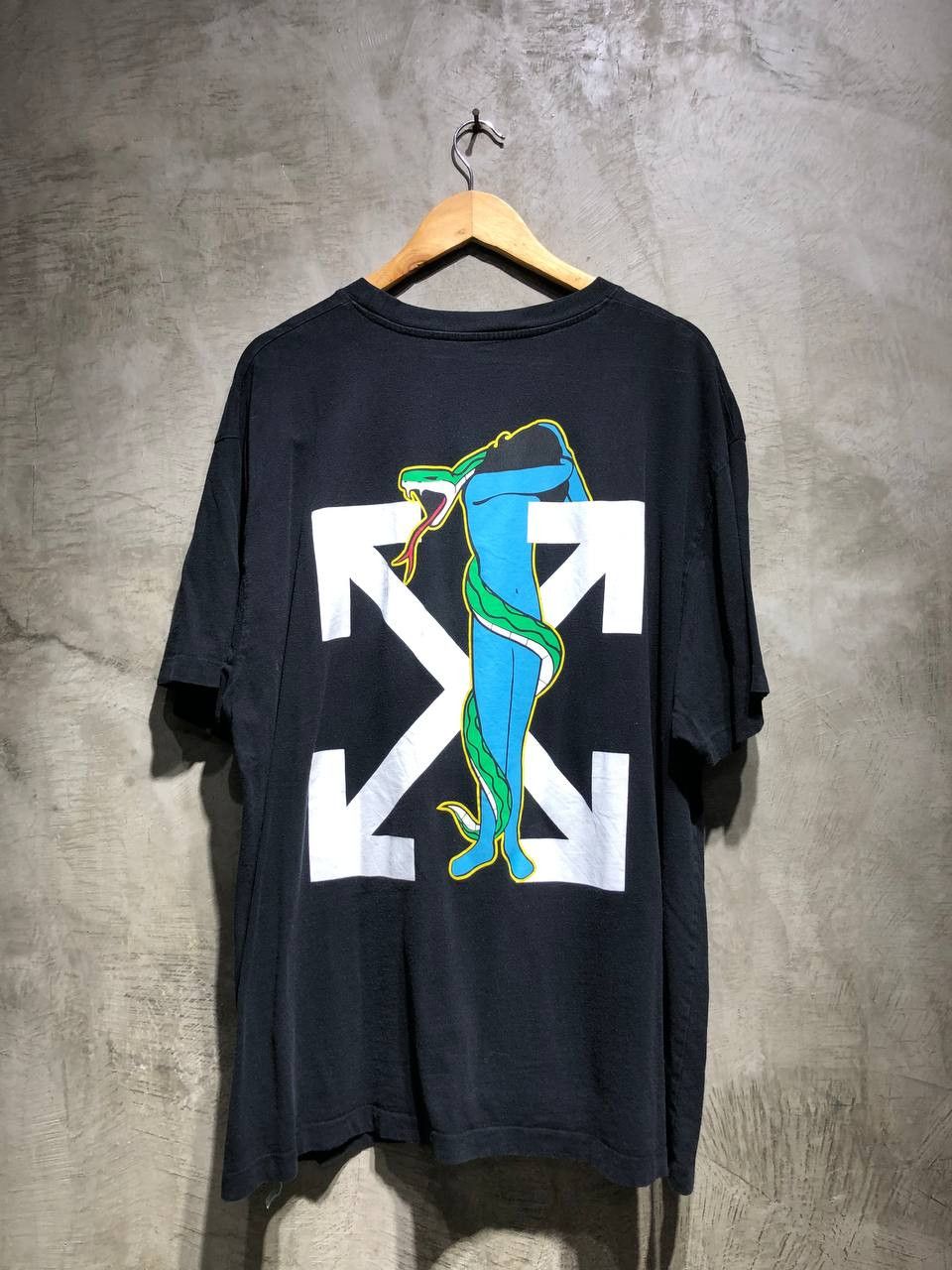 image of Off White Off-White Adam Is Eve Arrows Tee Fit 3Xl in Black, Men's (Size 2XL)
